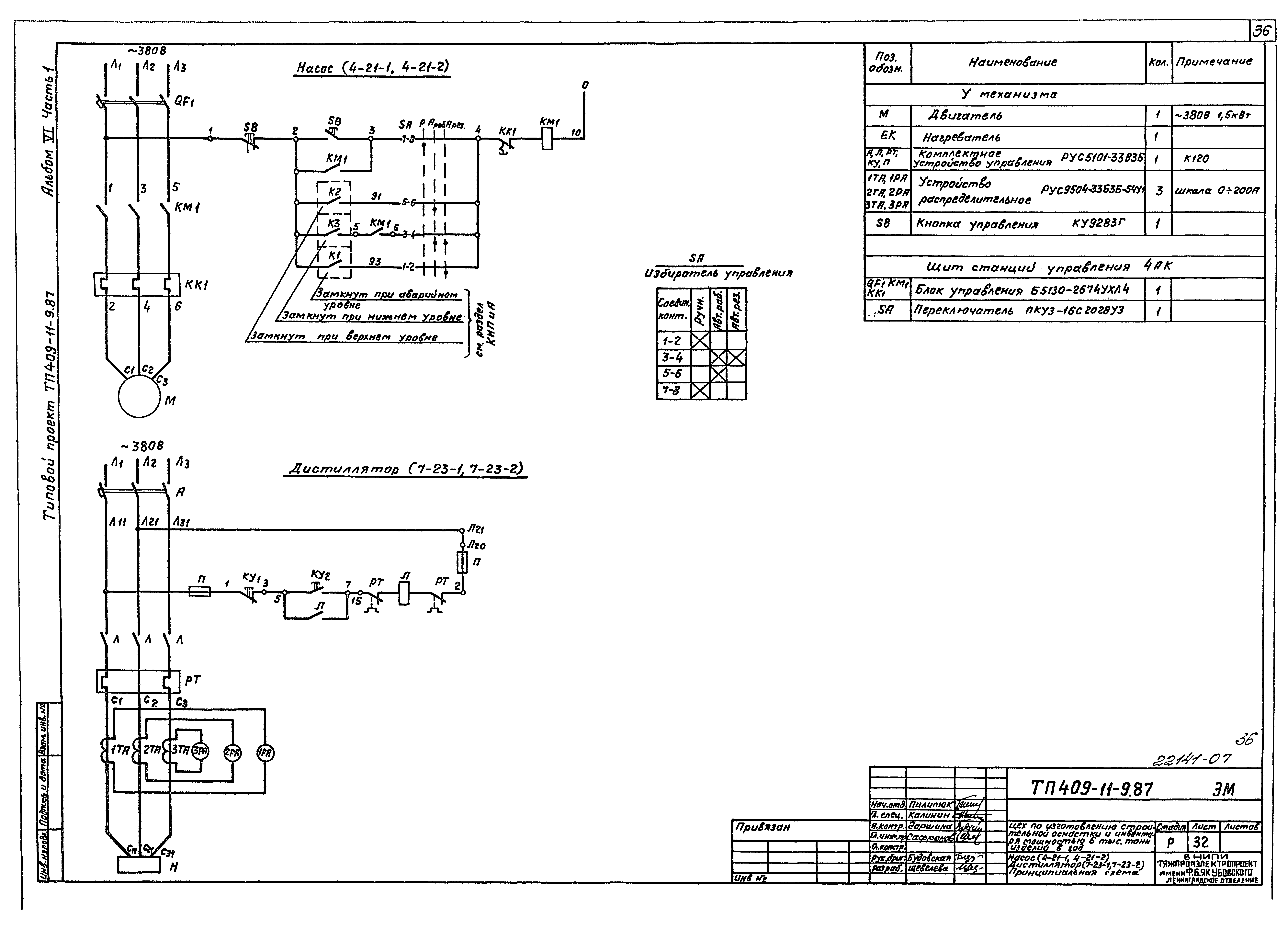 Типовой проект 409-11-9.87