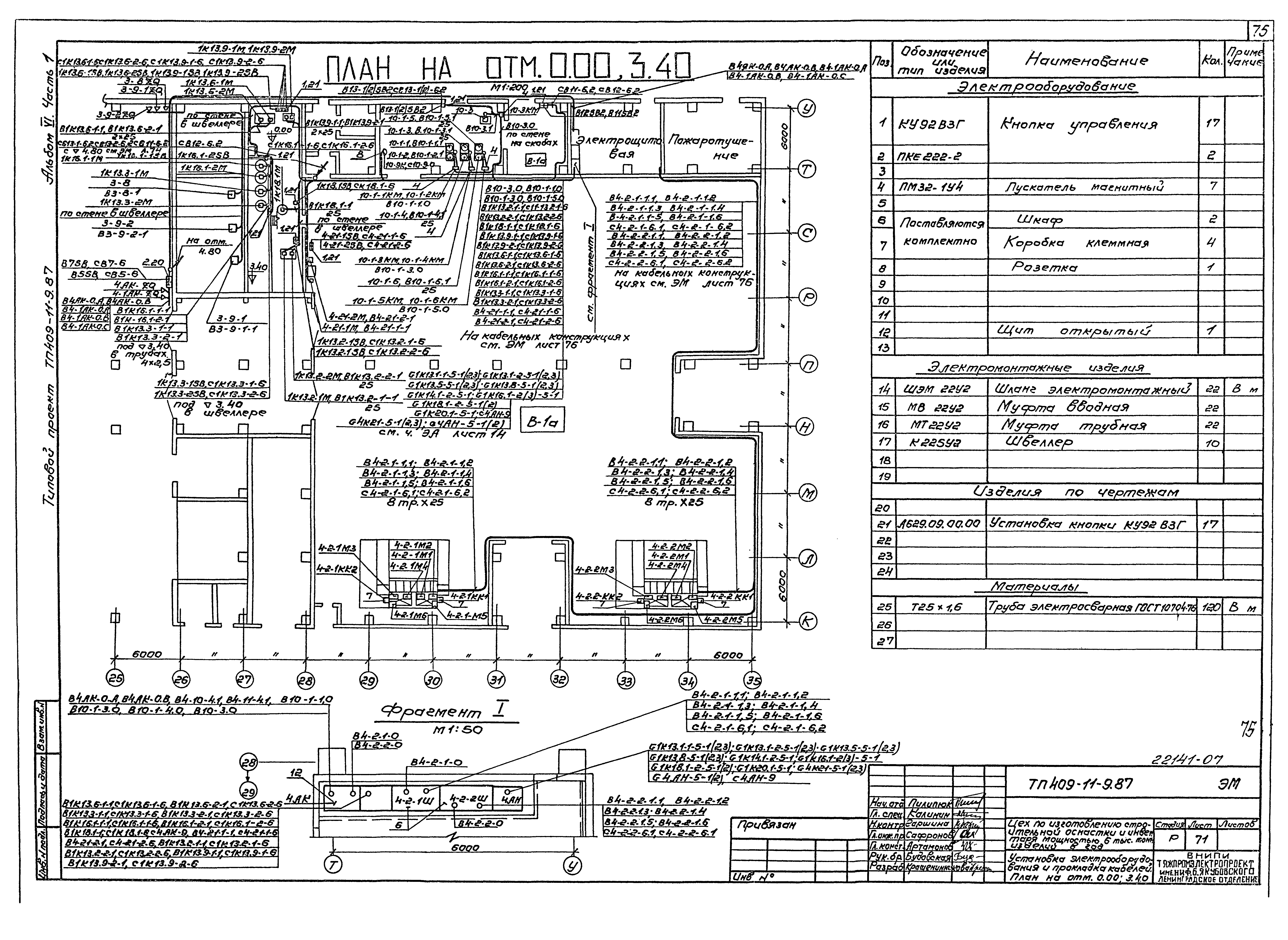 Типовой проект 409-11-9.87