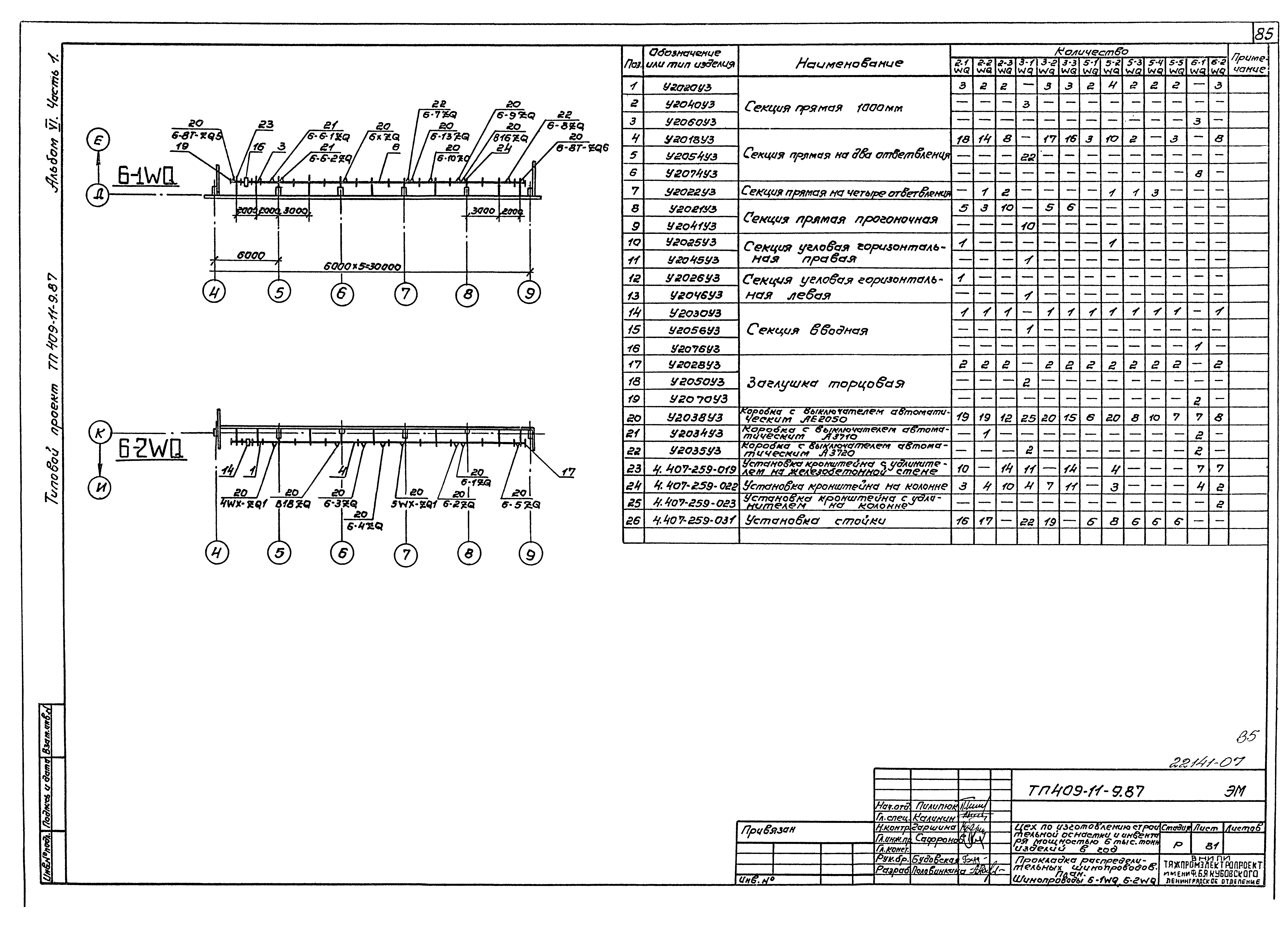 Типовой проект 409-11-9.87