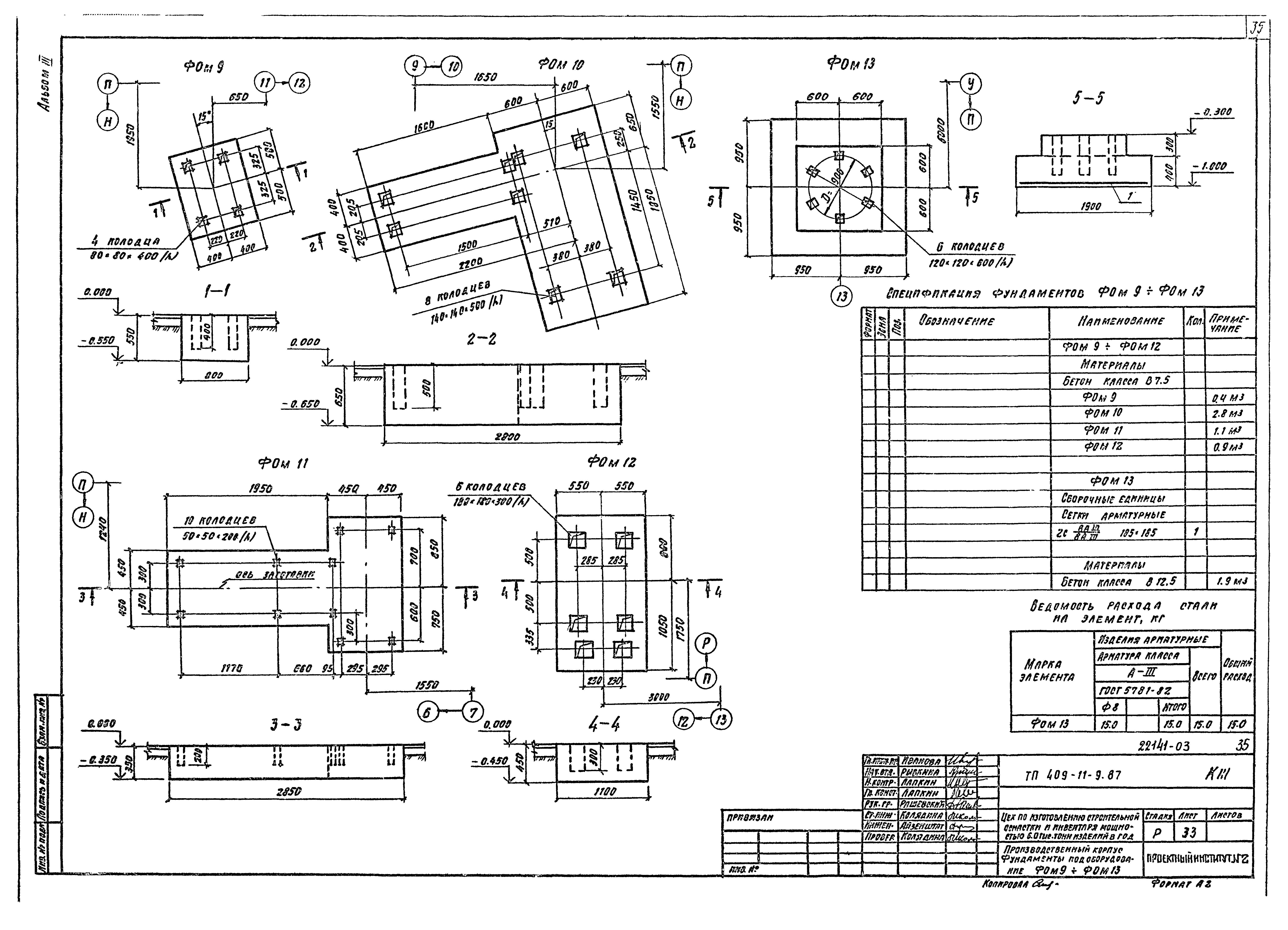 Типовой проект 409-11-9.87