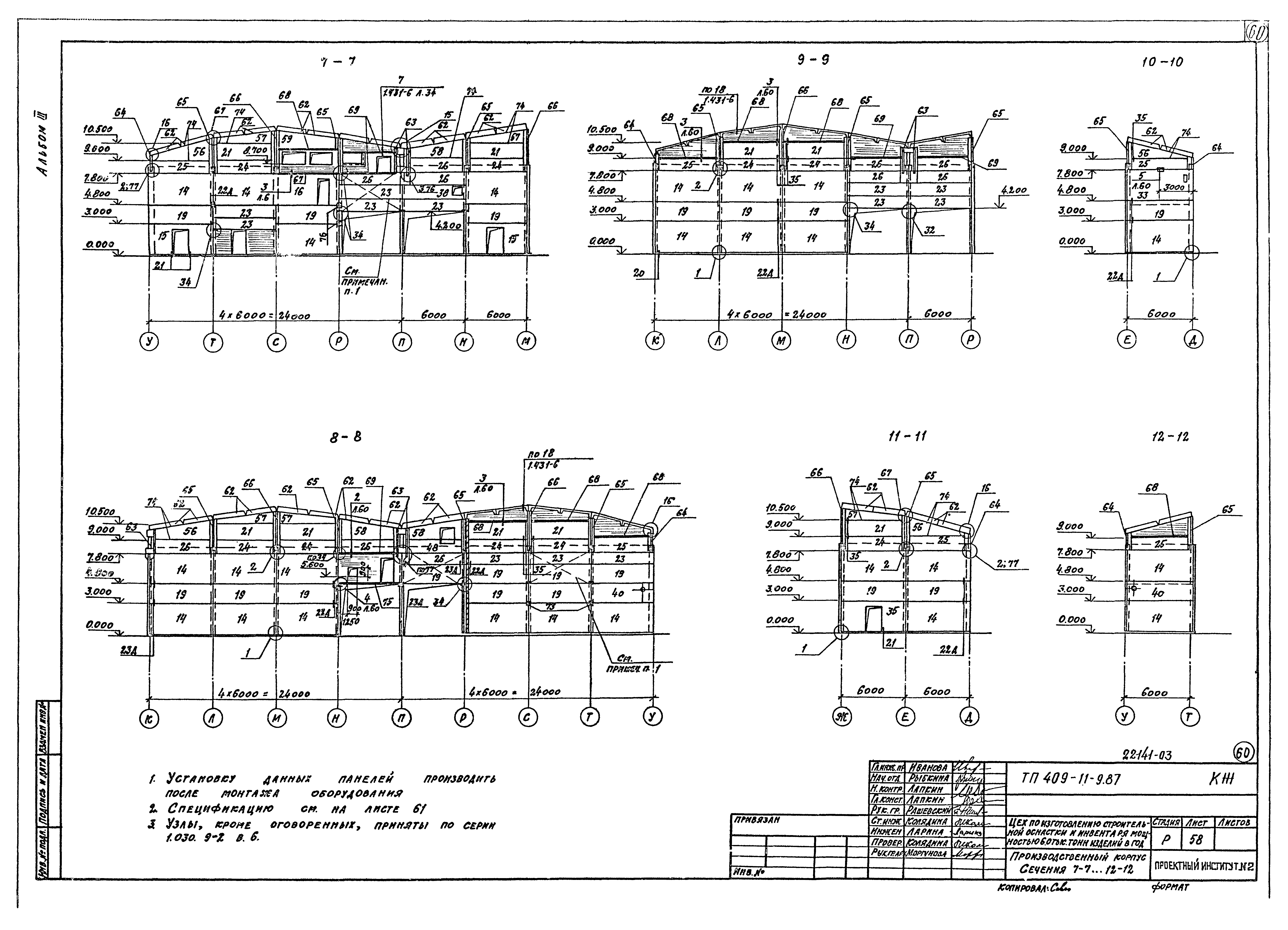 Типовой проект 409-11-9.87