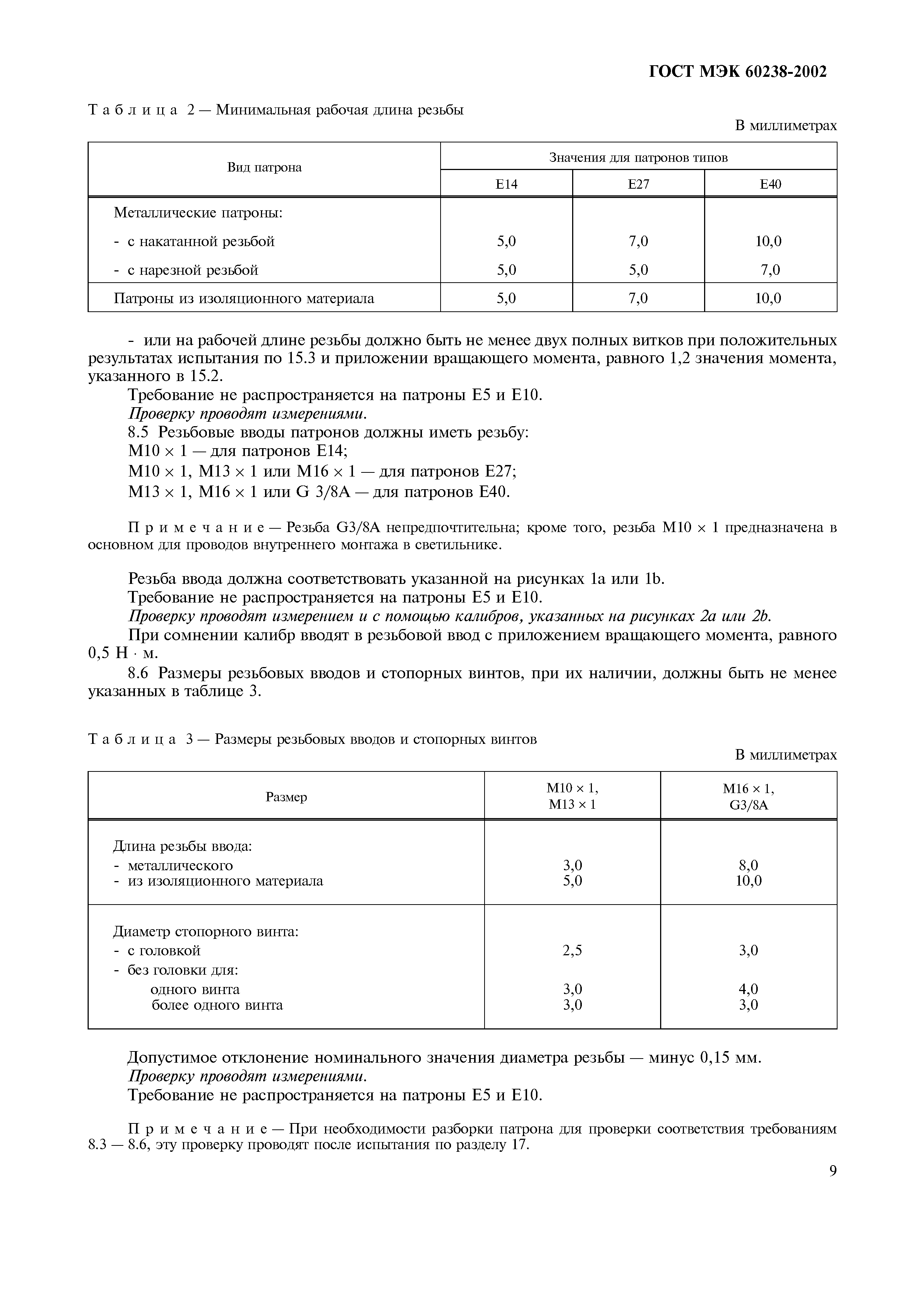 ГОСТ МЭК 60238-2002