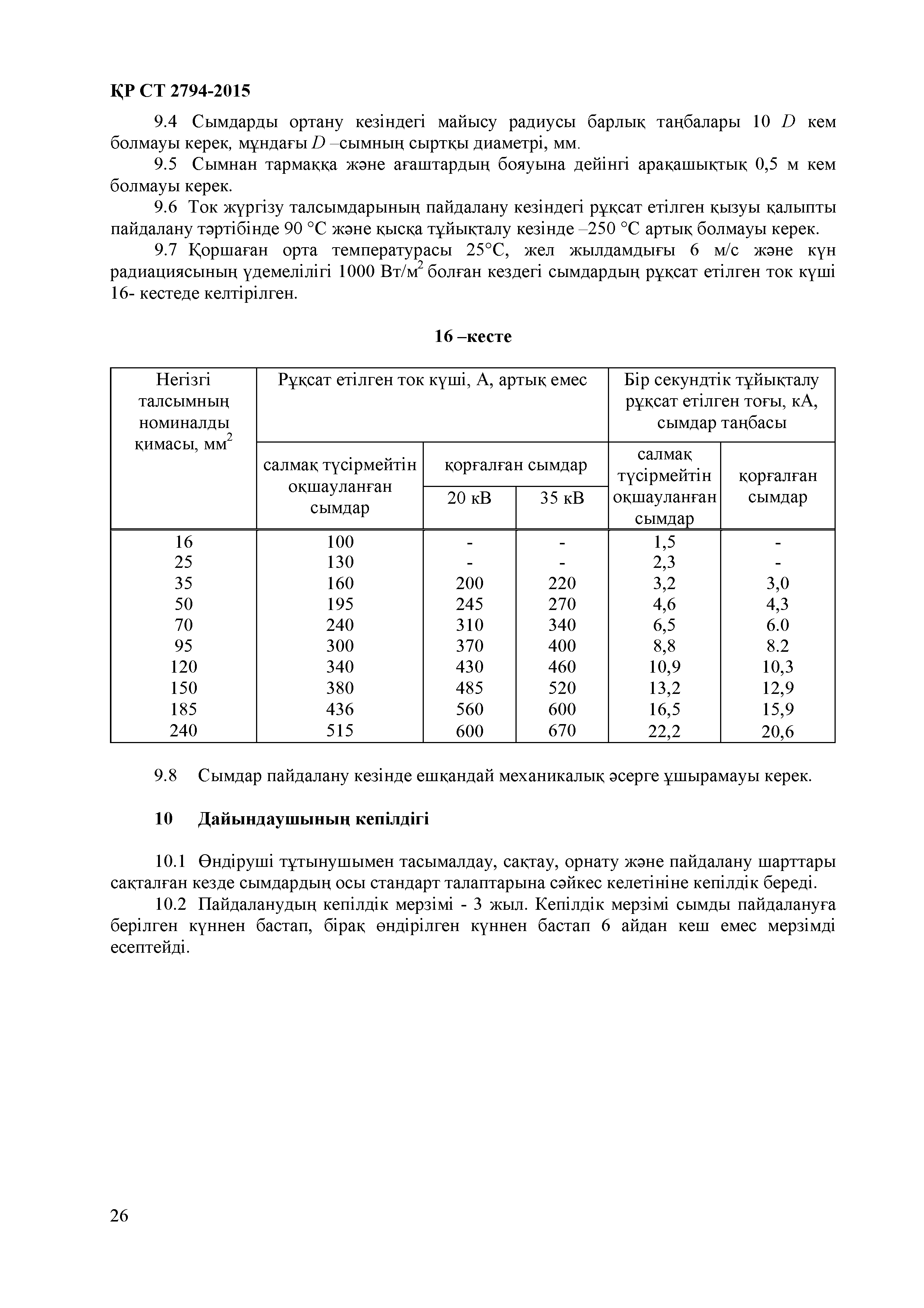 СТ РК 2794-2015