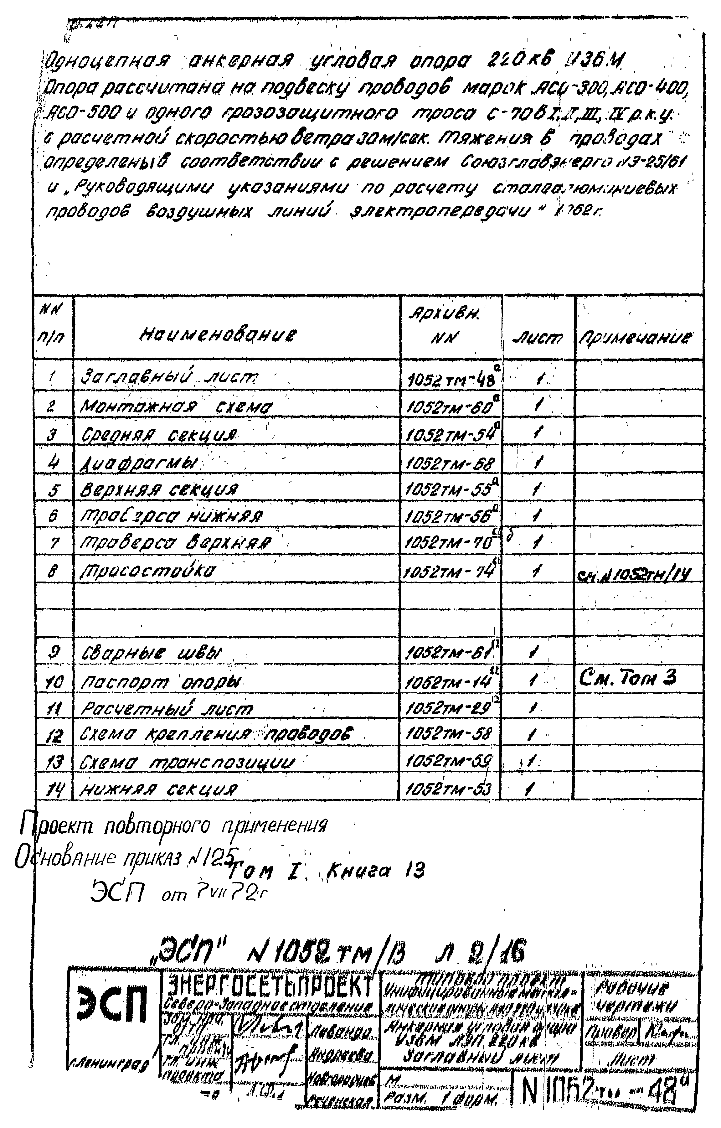 Типовой проект 