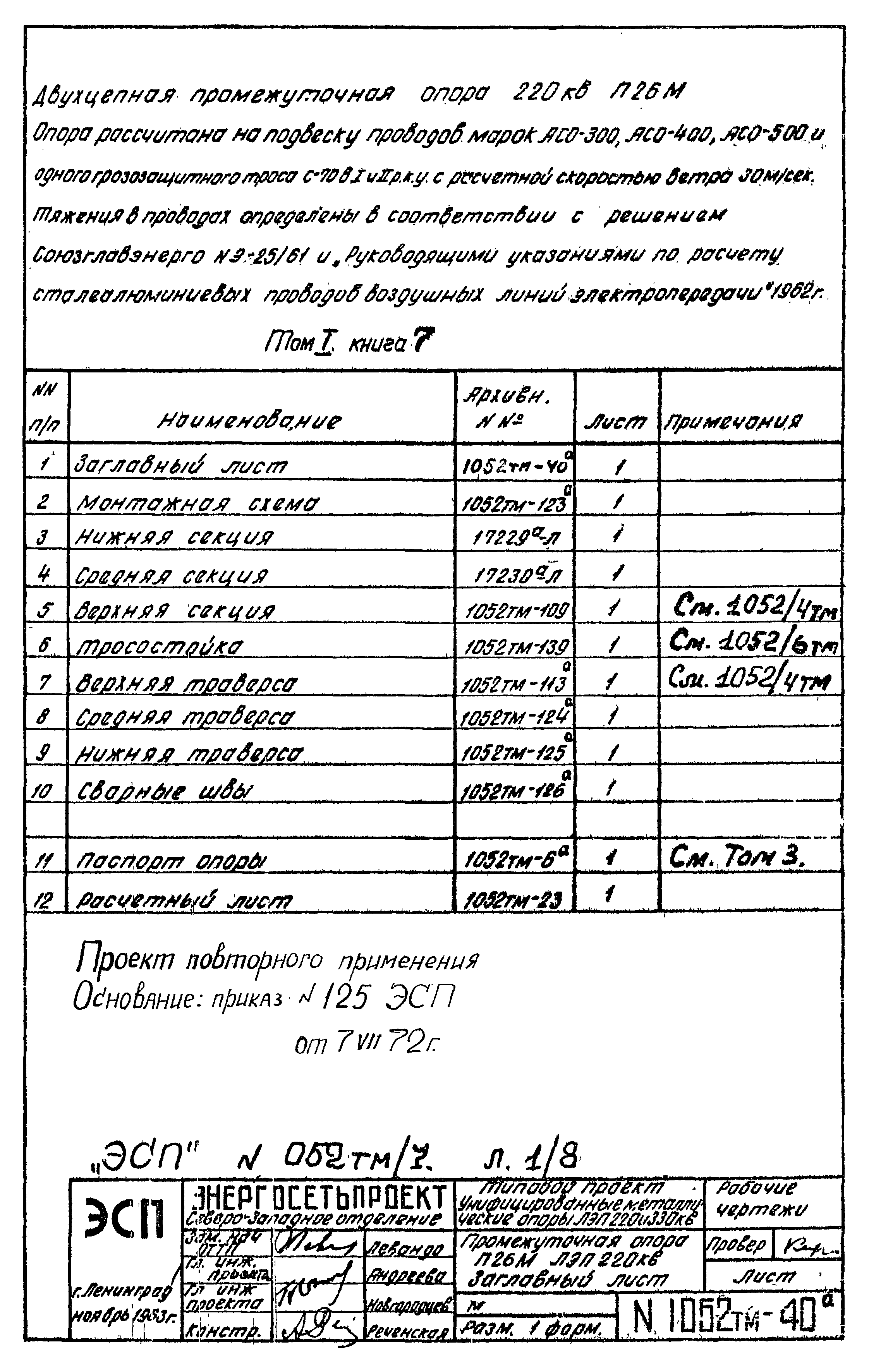 Типовой проект 