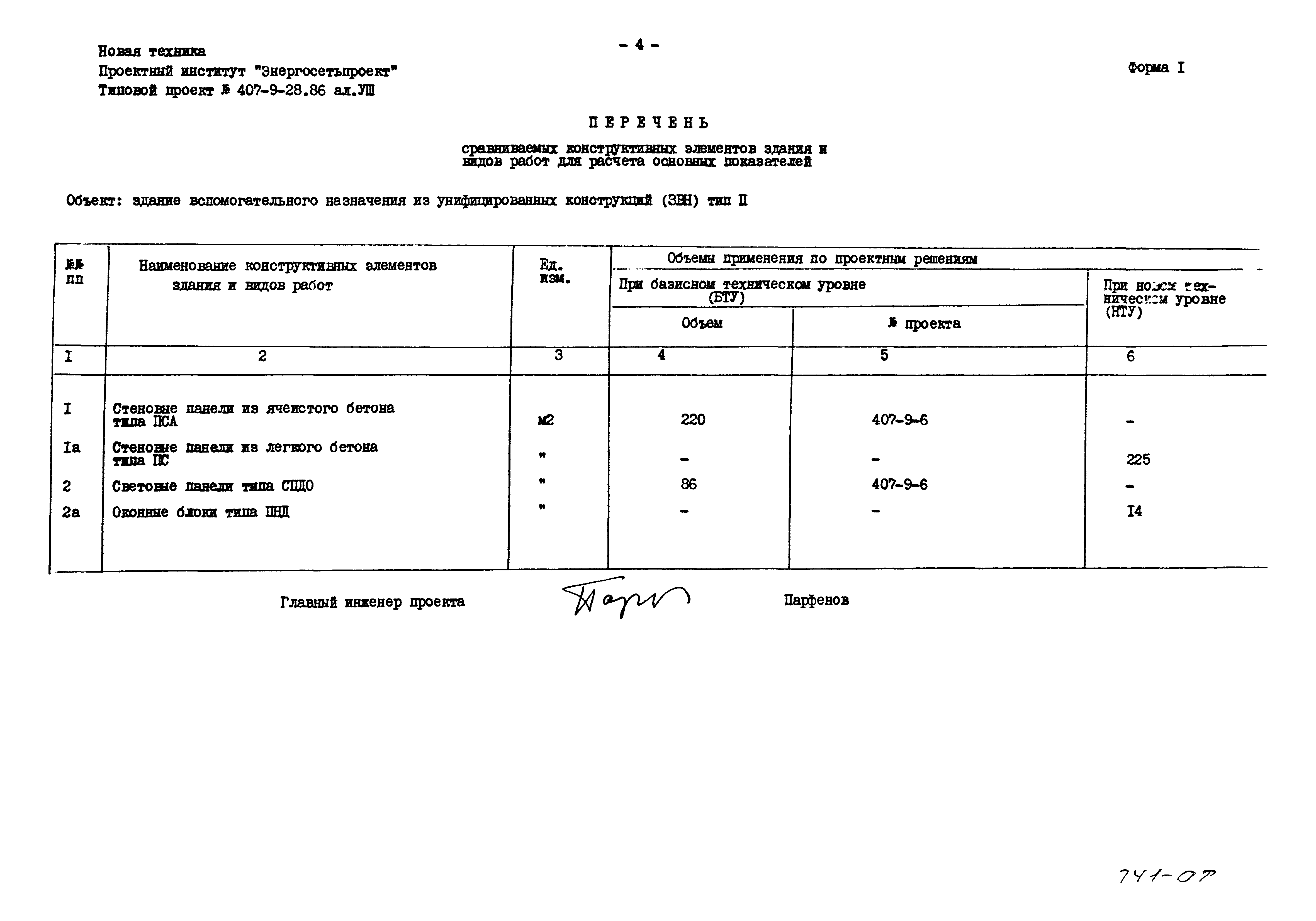 Типовой проект 407-9-28.86