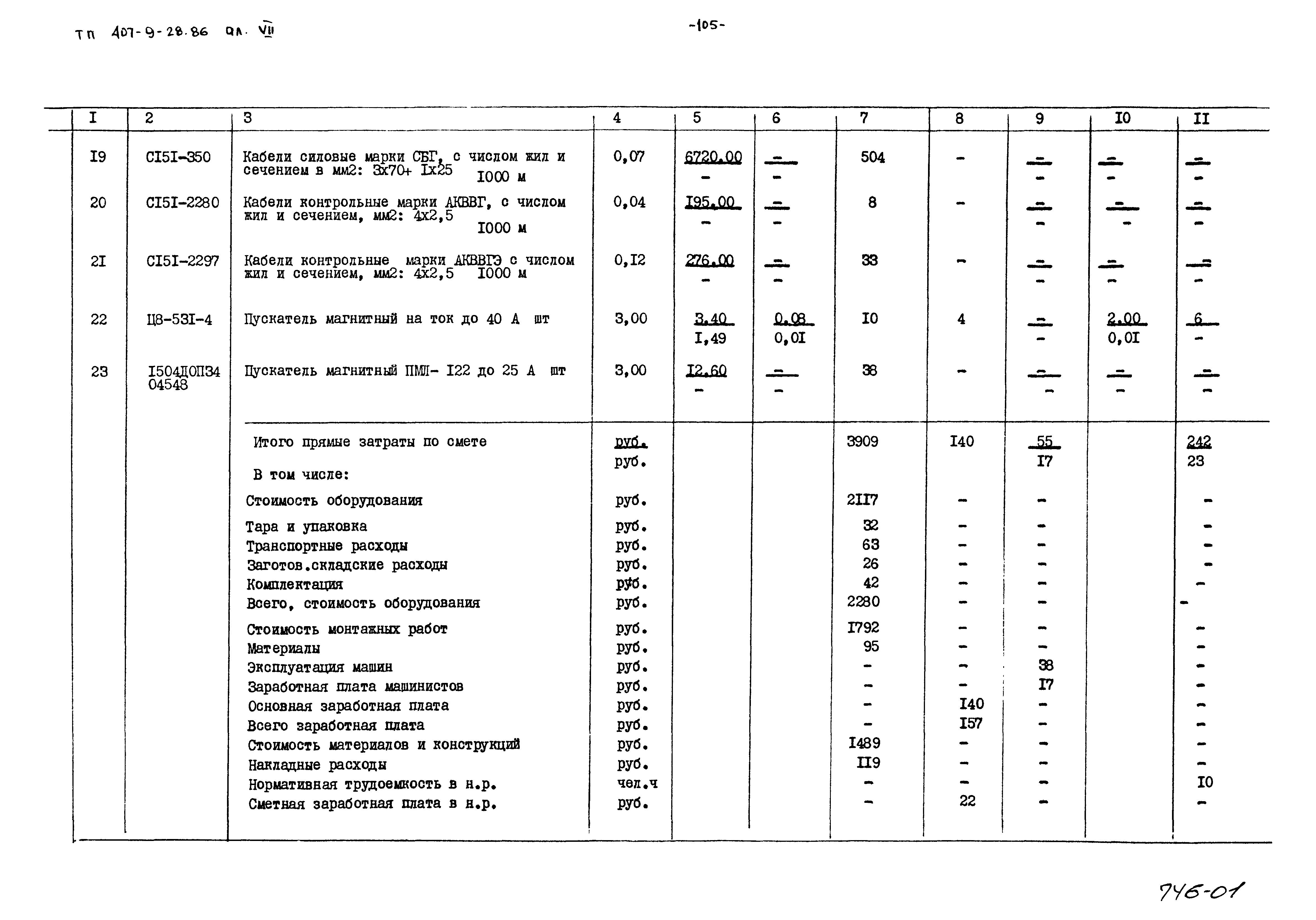 Типовой проект 407-9-28.86