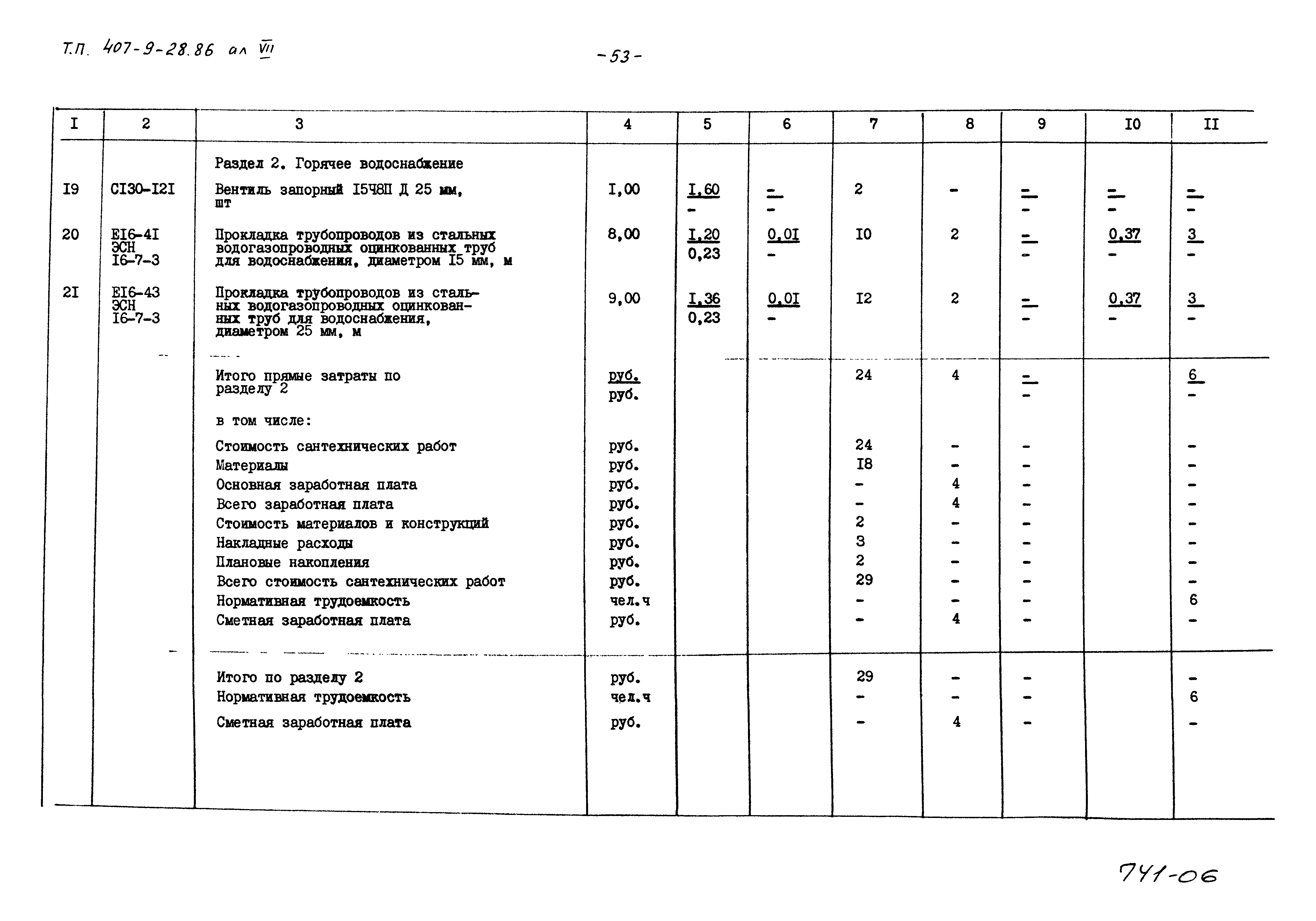 Типовой проект 407-9-28.86