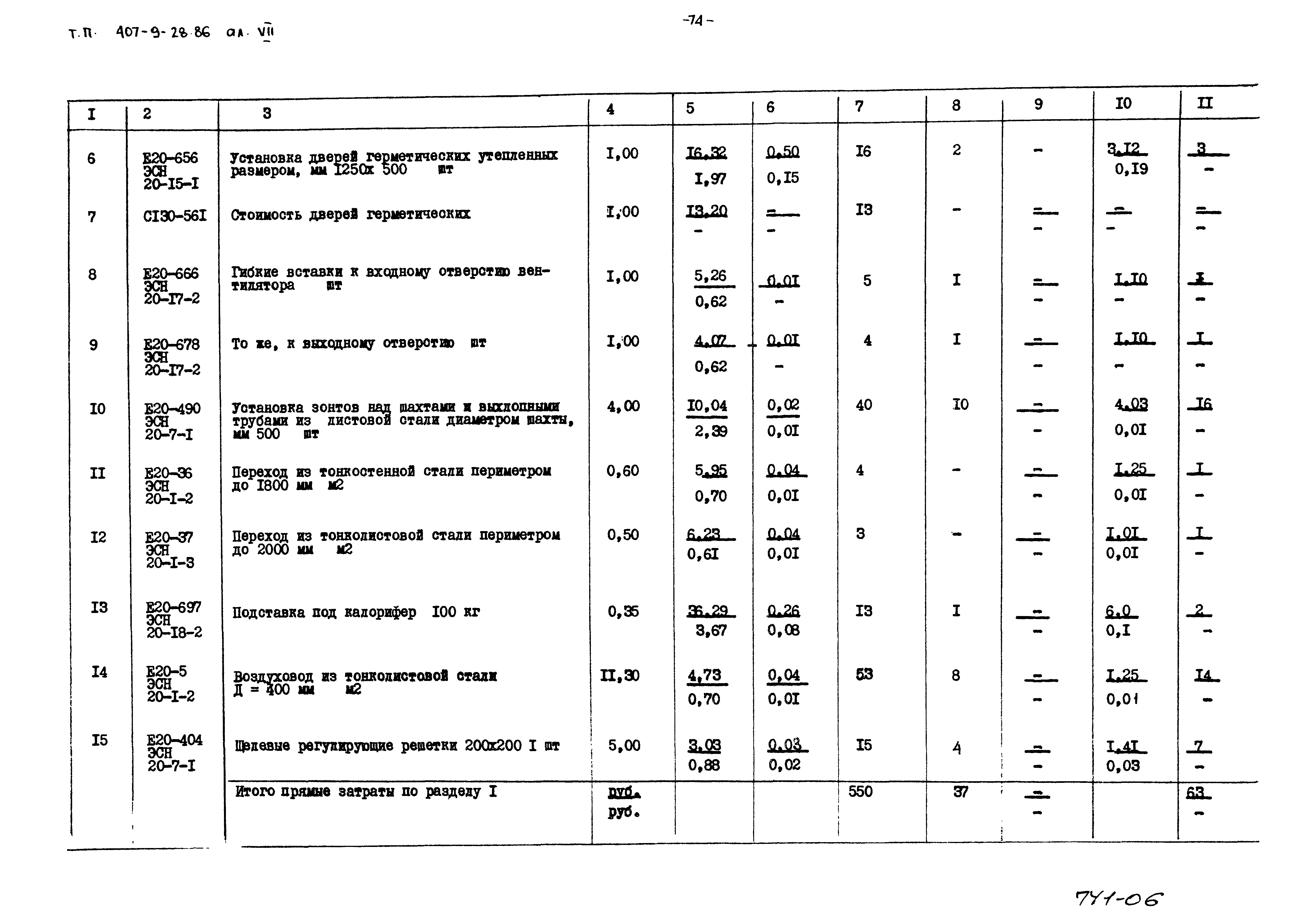 Типовой проект 407-9-28.86