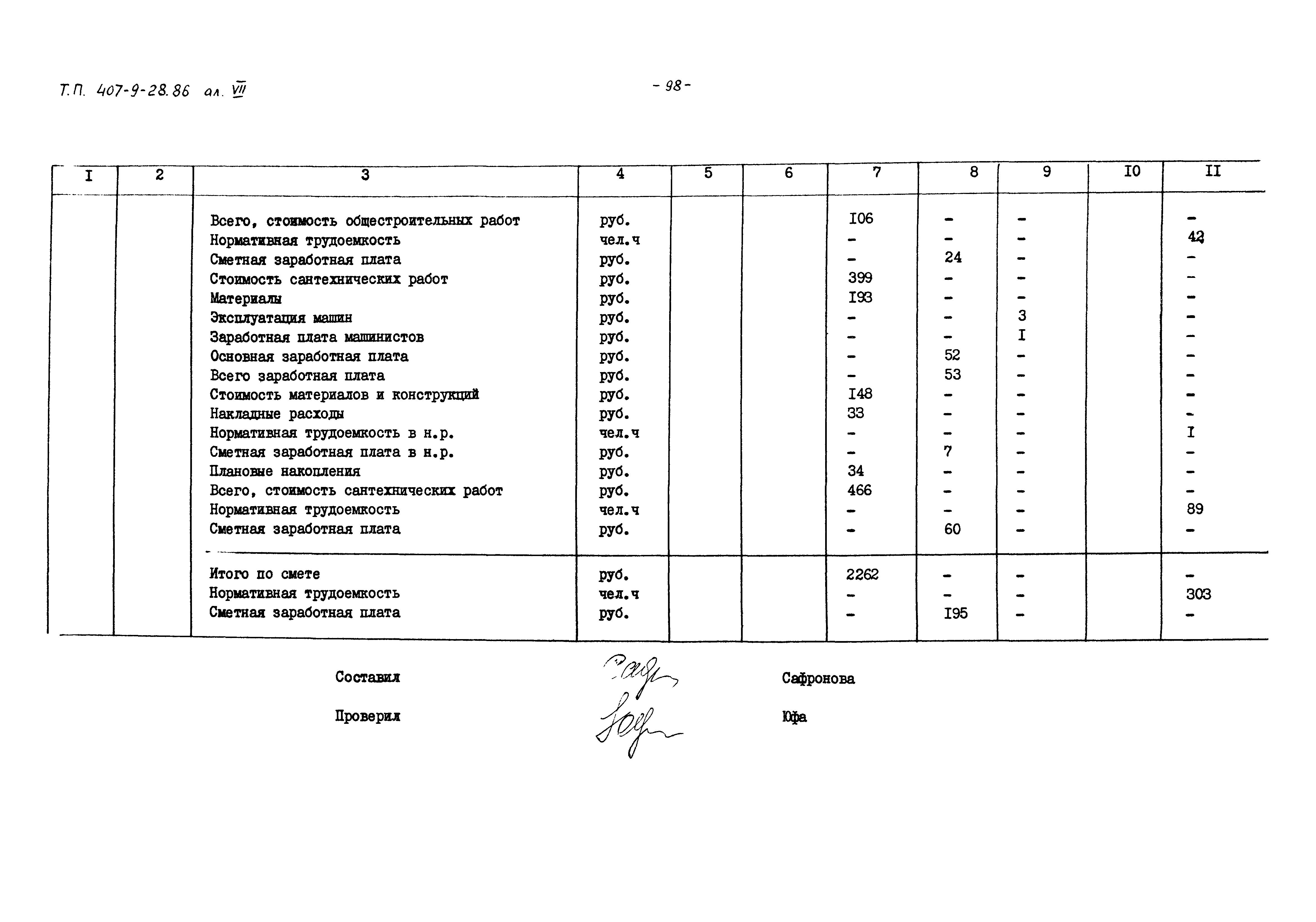 Типовой проект 407-9-28.86