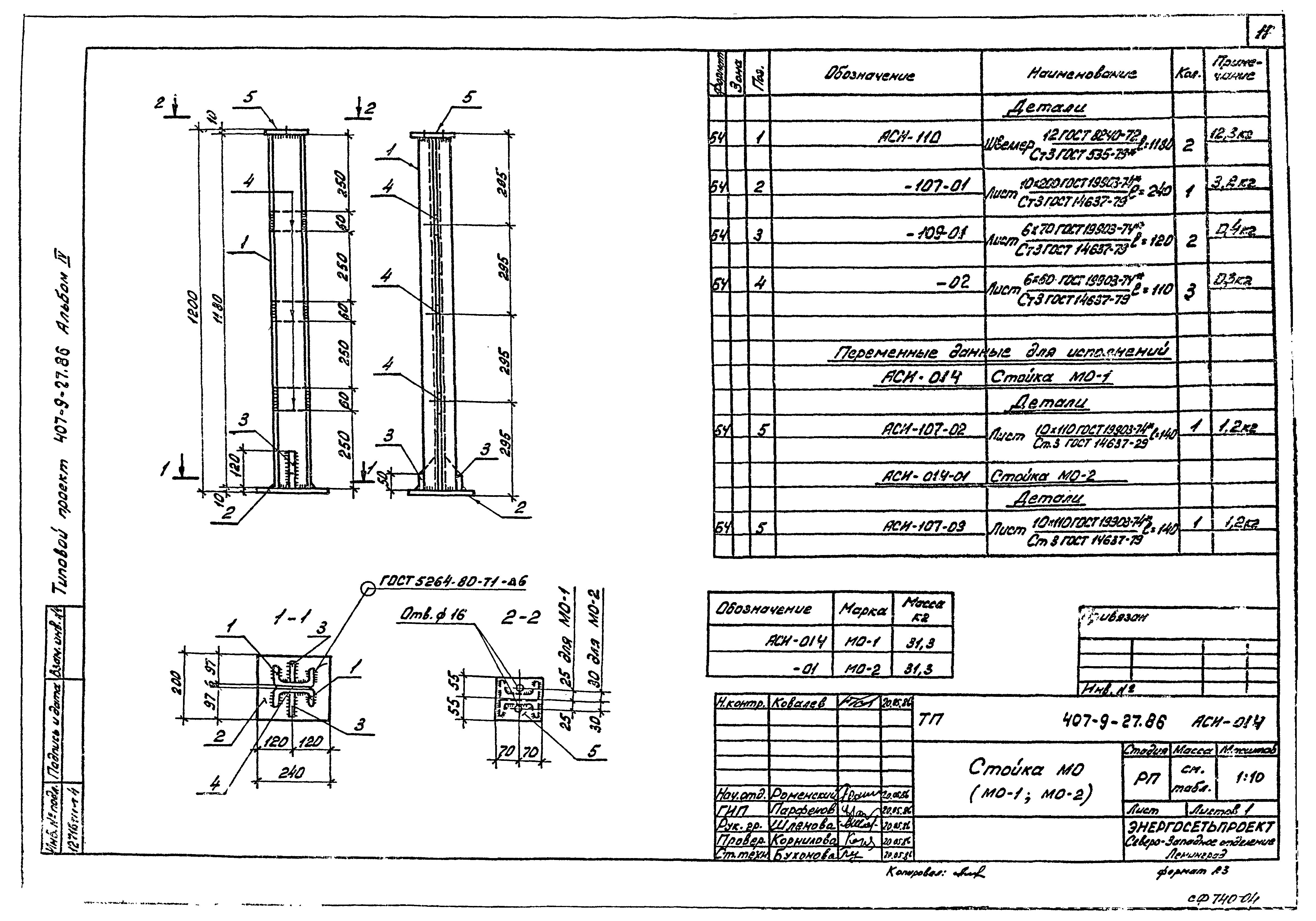 Типовой проект 407-9-28.86
