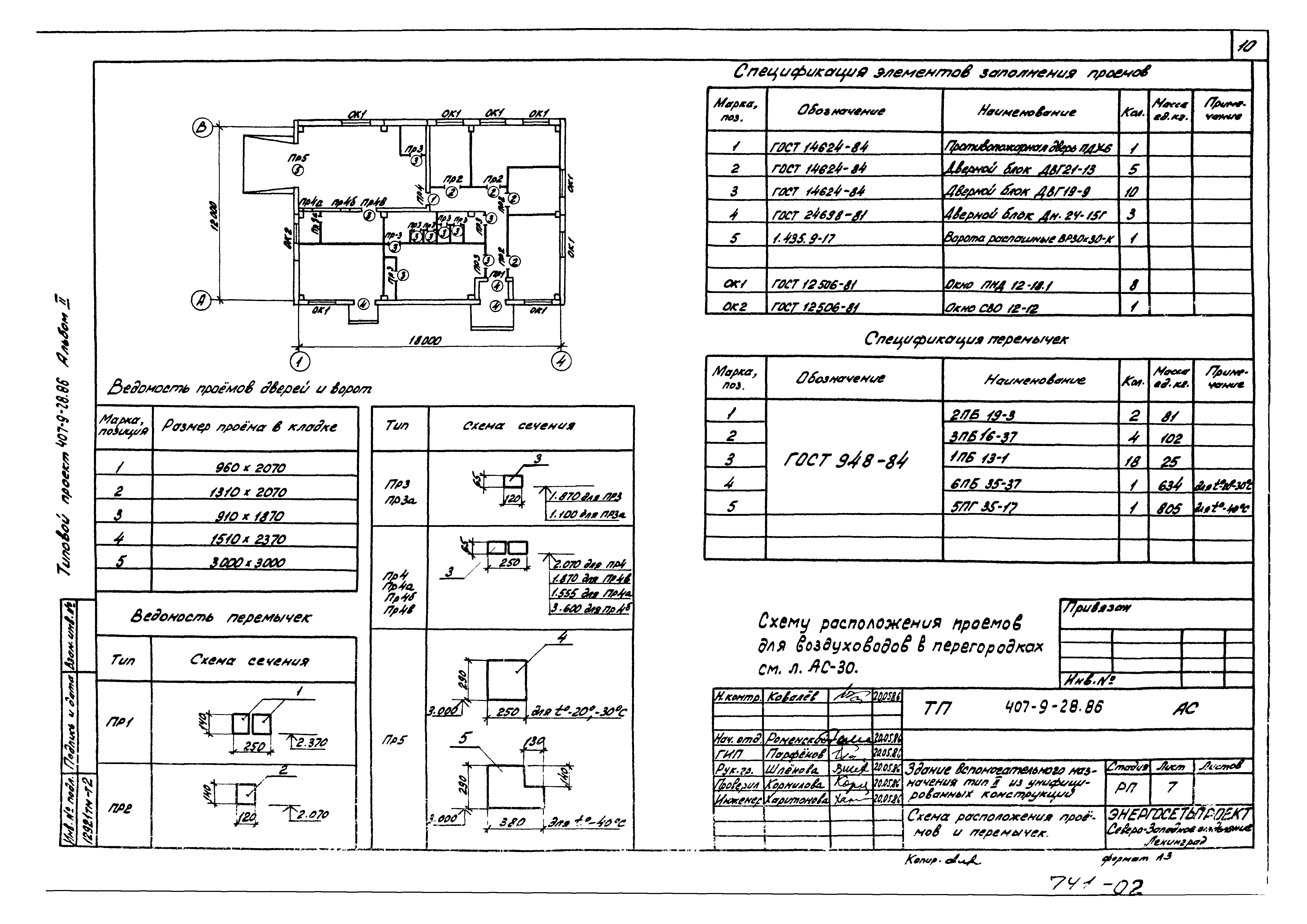 Типовой проект 407-9-28.86
