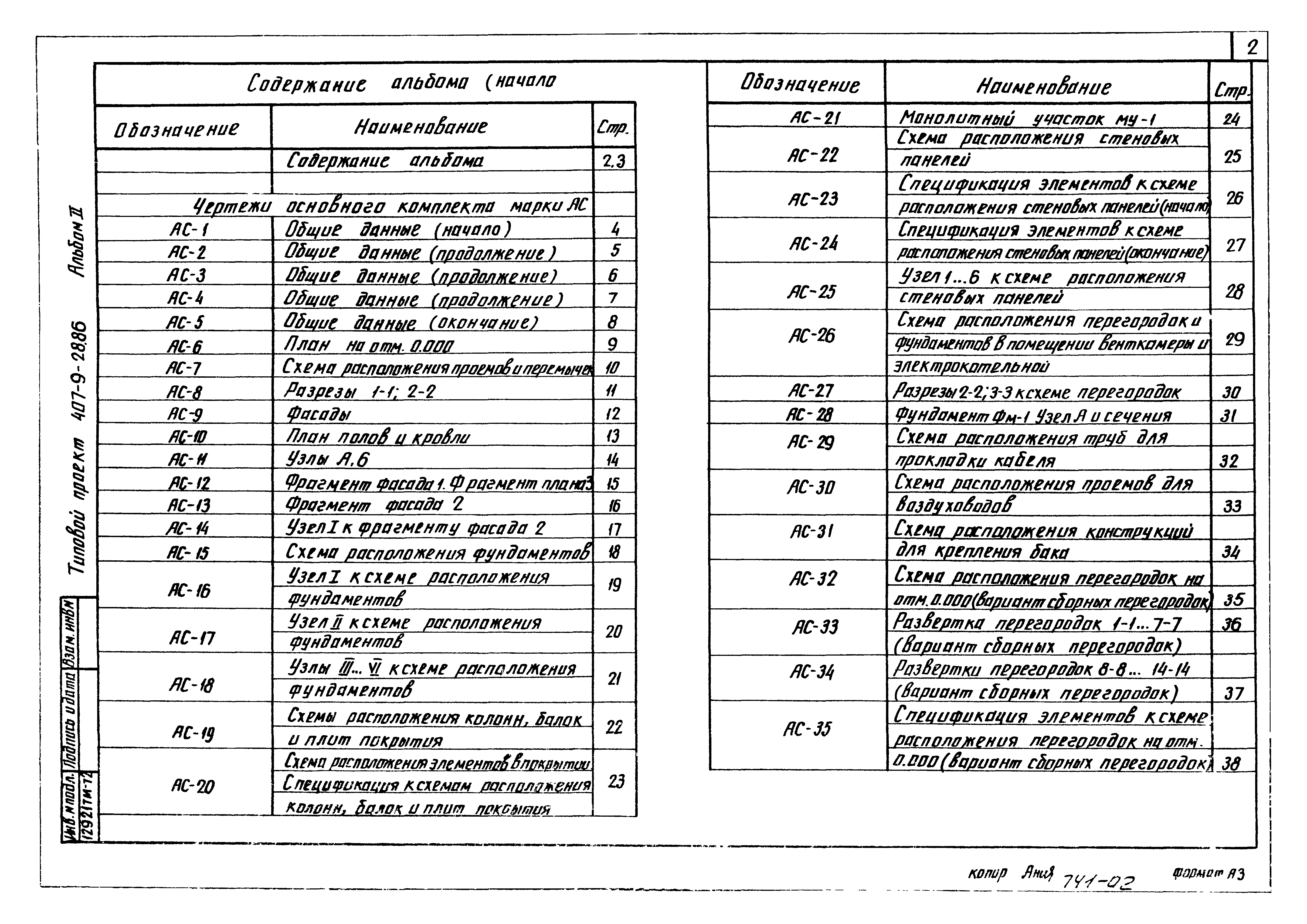Типовой проект 407-9-28.86