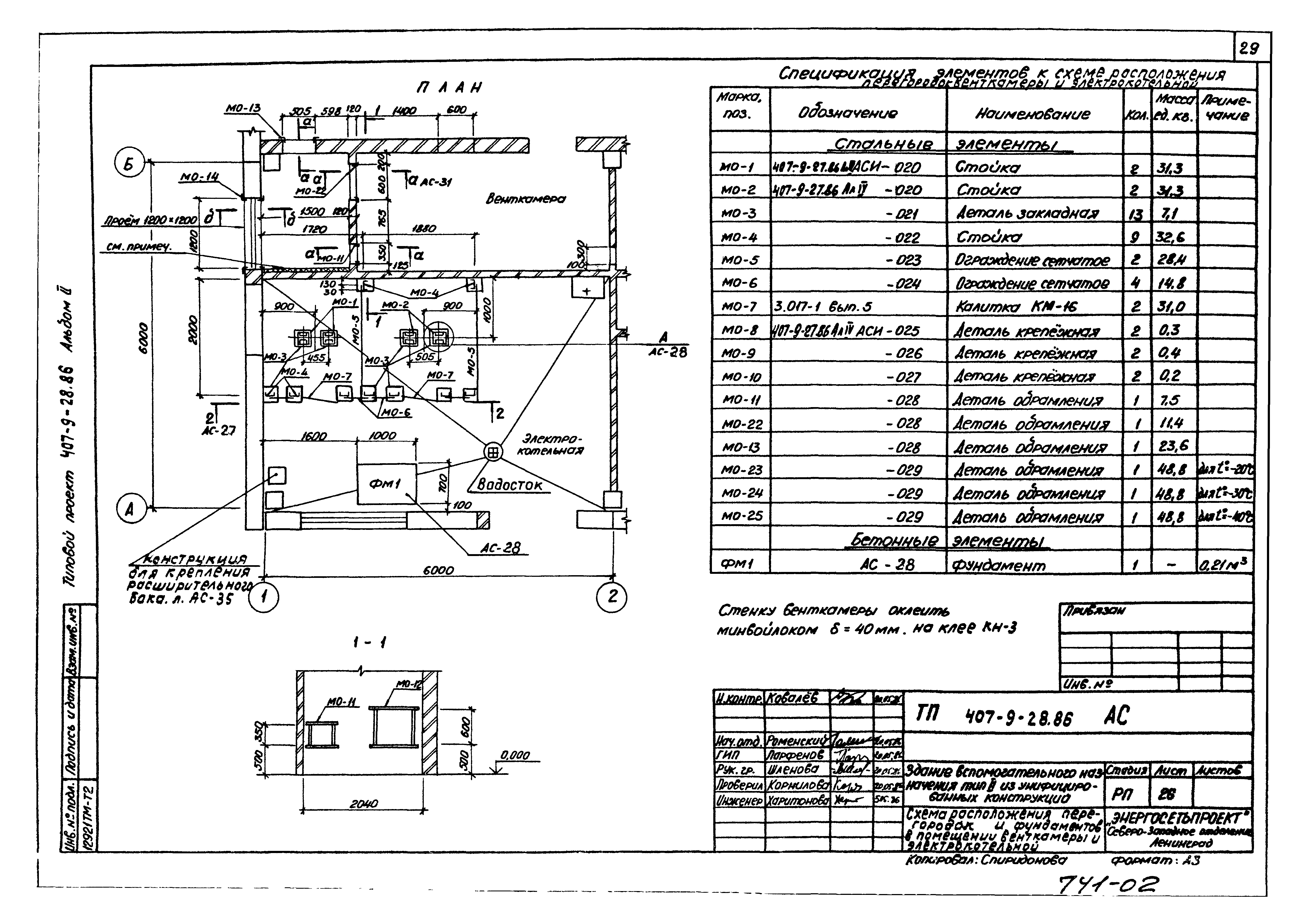 Типовой проект 407-9-28.86