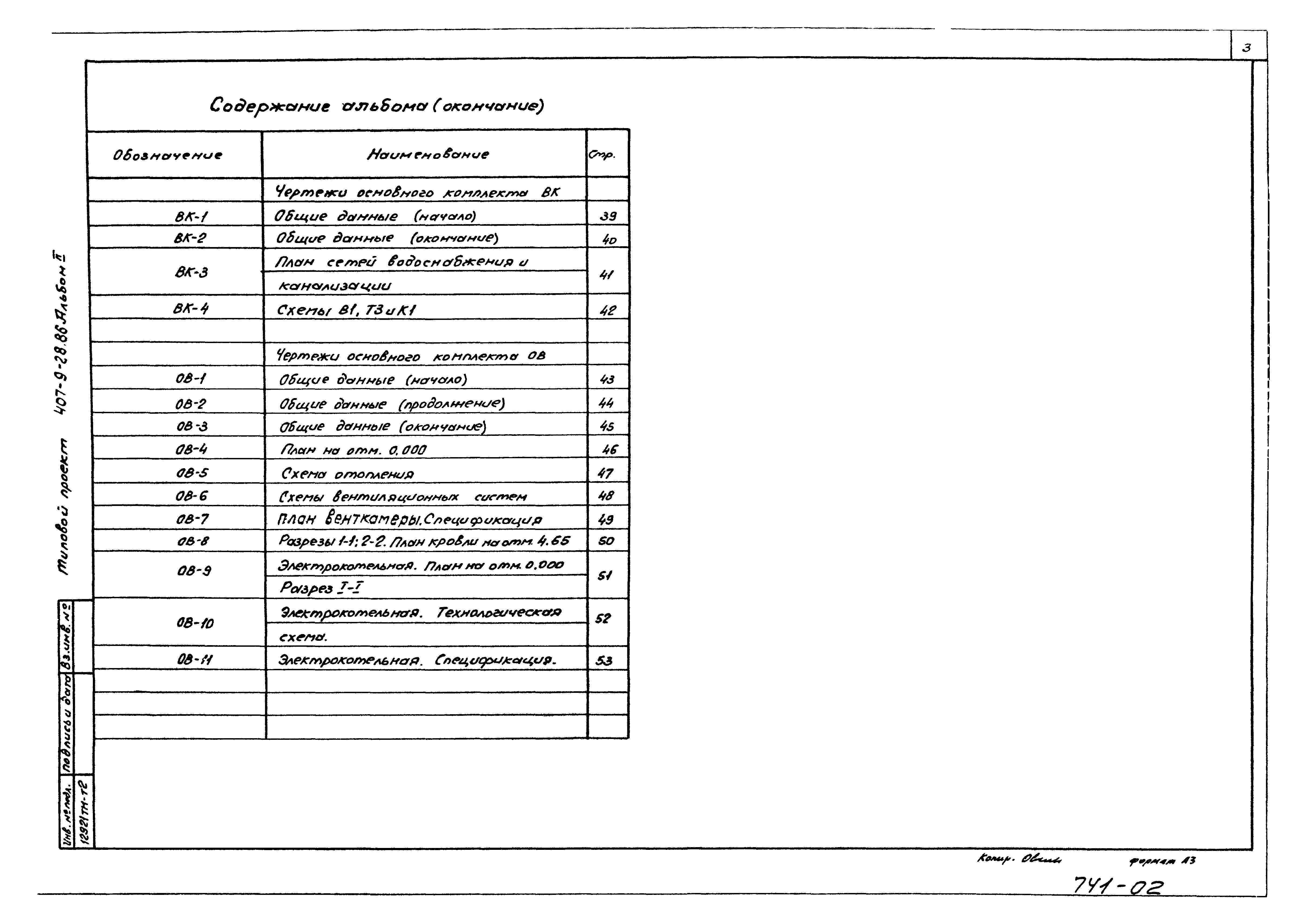 Типовой проект 407-9-28.86