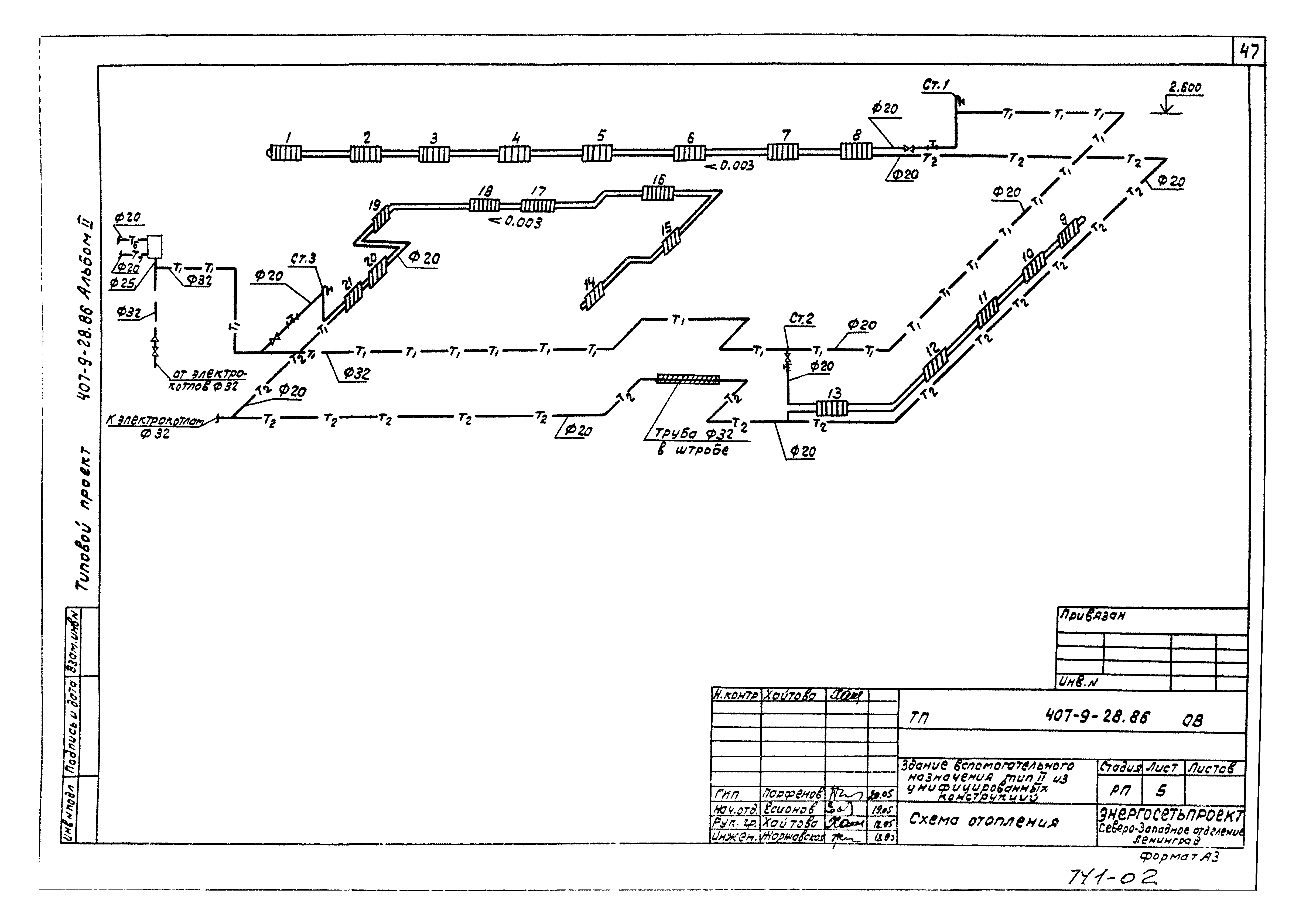 Типовой проект 407-9-28.86