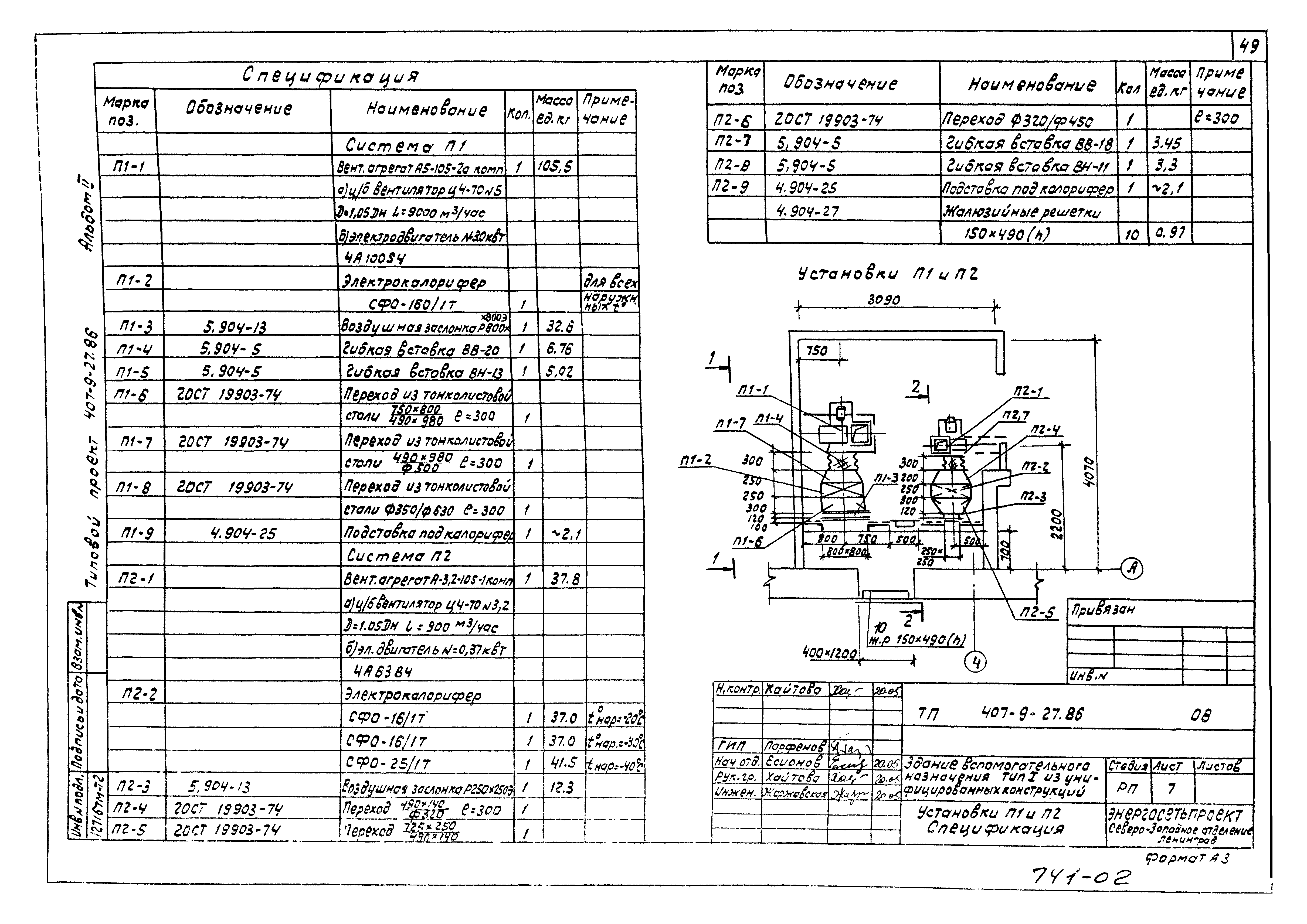 Типовой проект 407-9-28.86