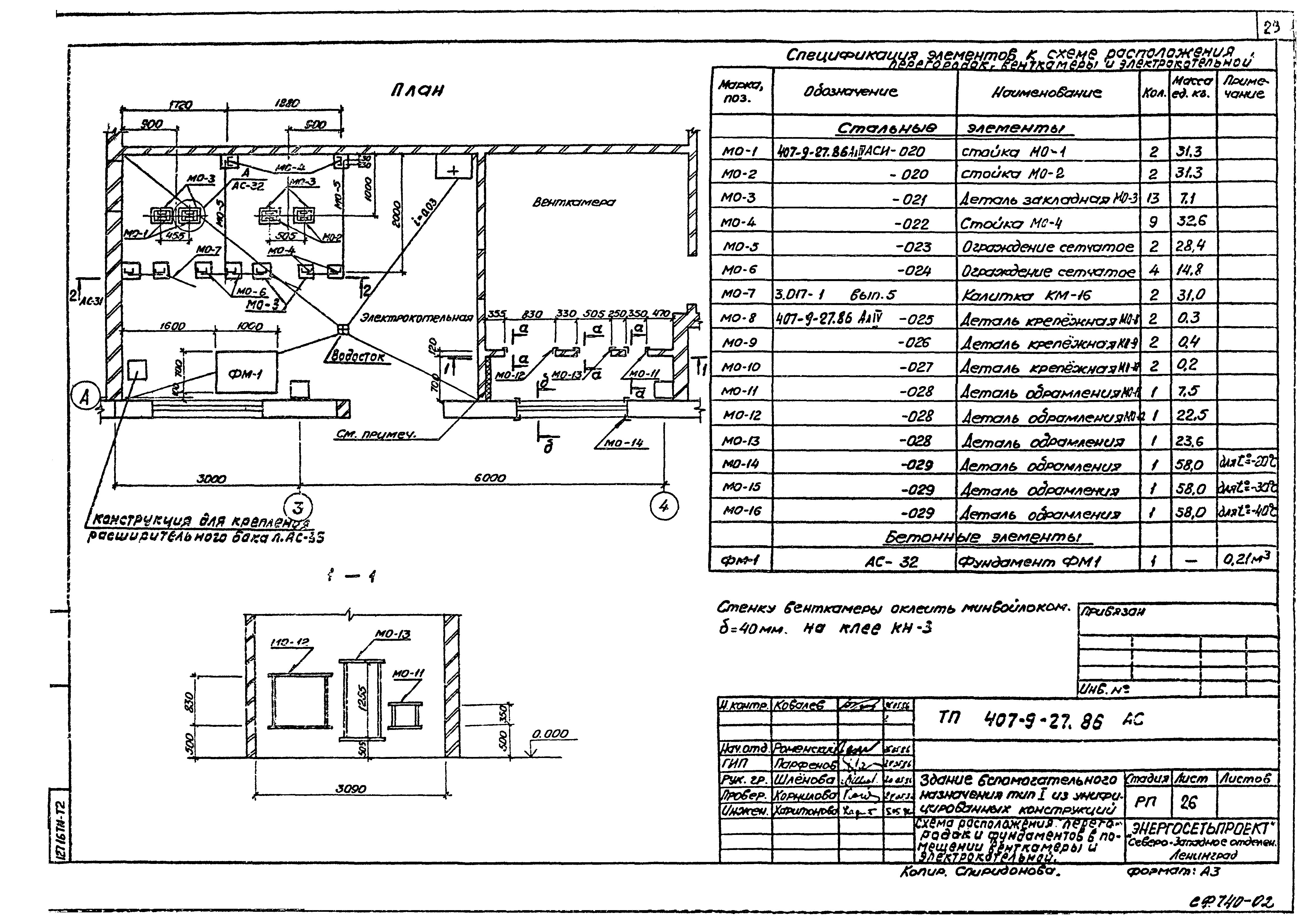 Типовой проект 407-9-27.86