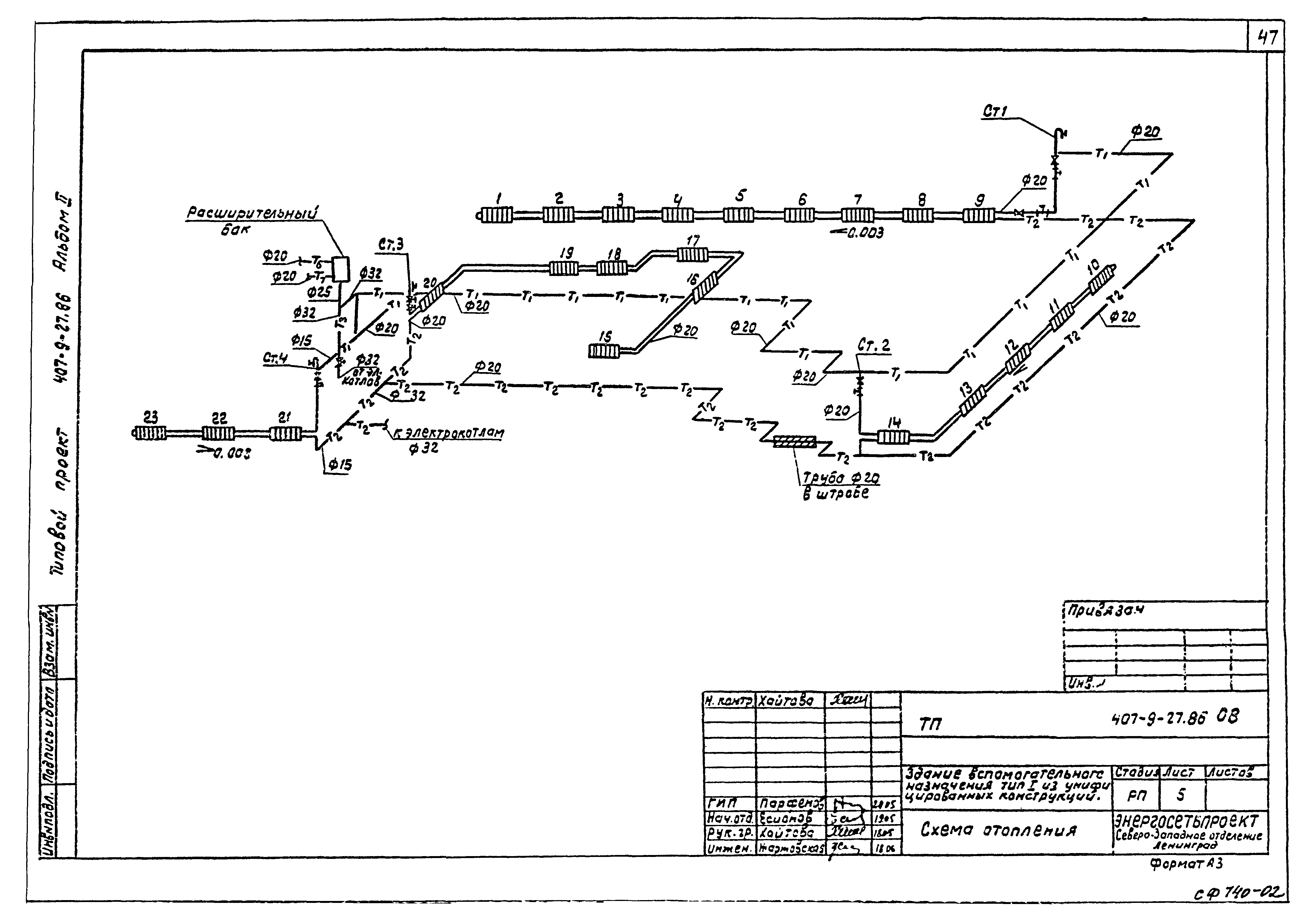 Типовой проект 407-9-27.86