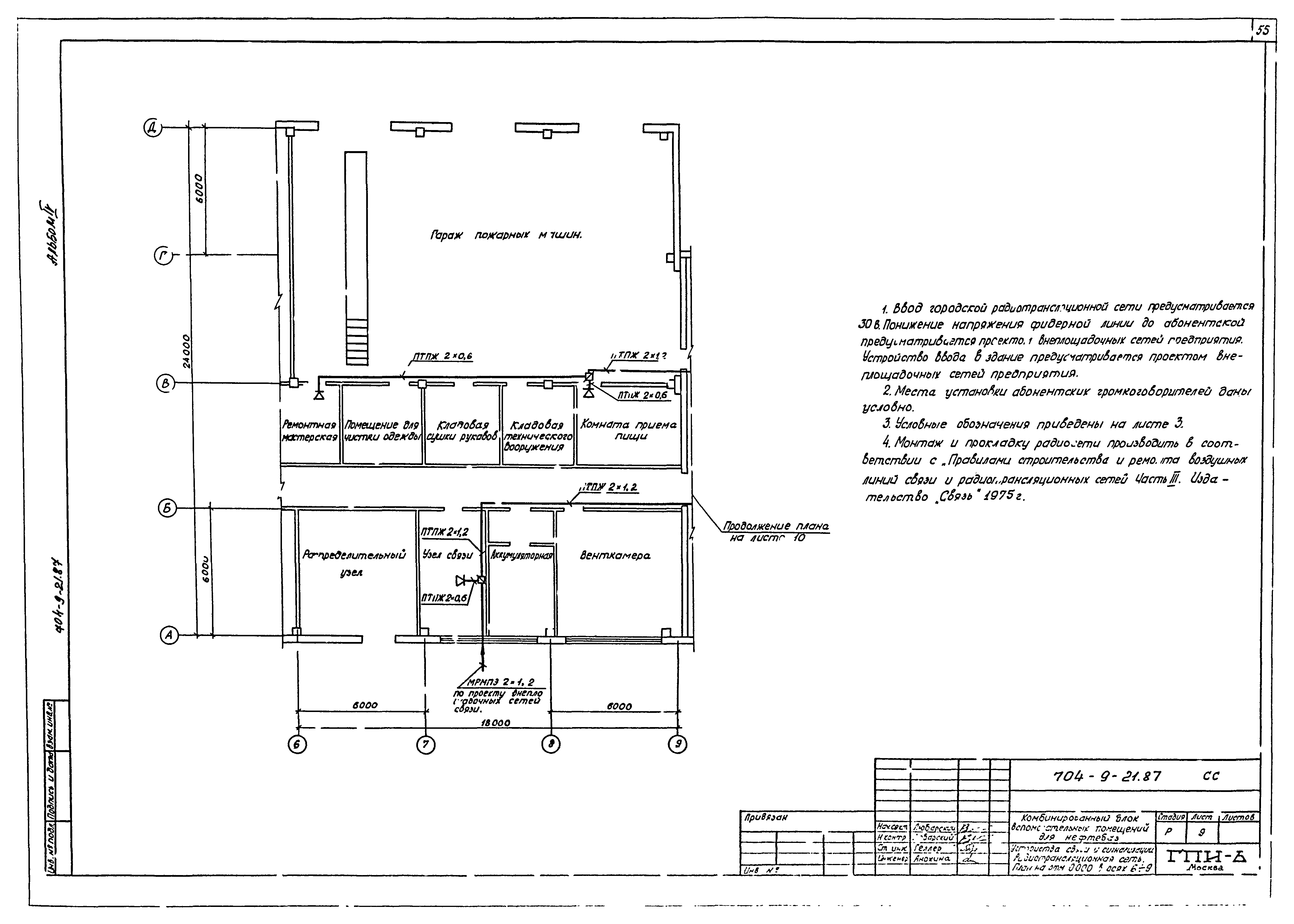 Типовой проект 704-9-21.87
