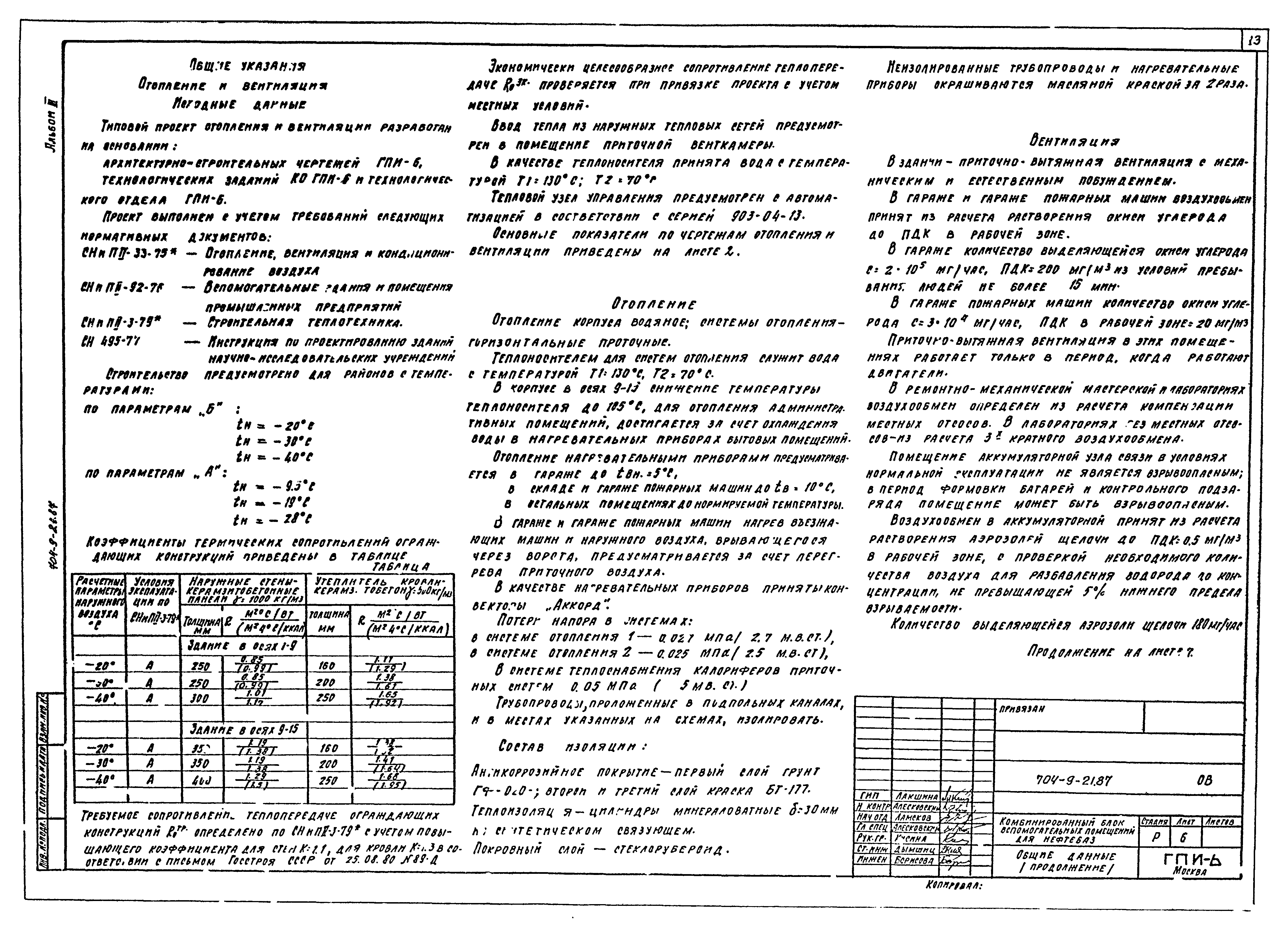 Типовой проект 704-9-21.87