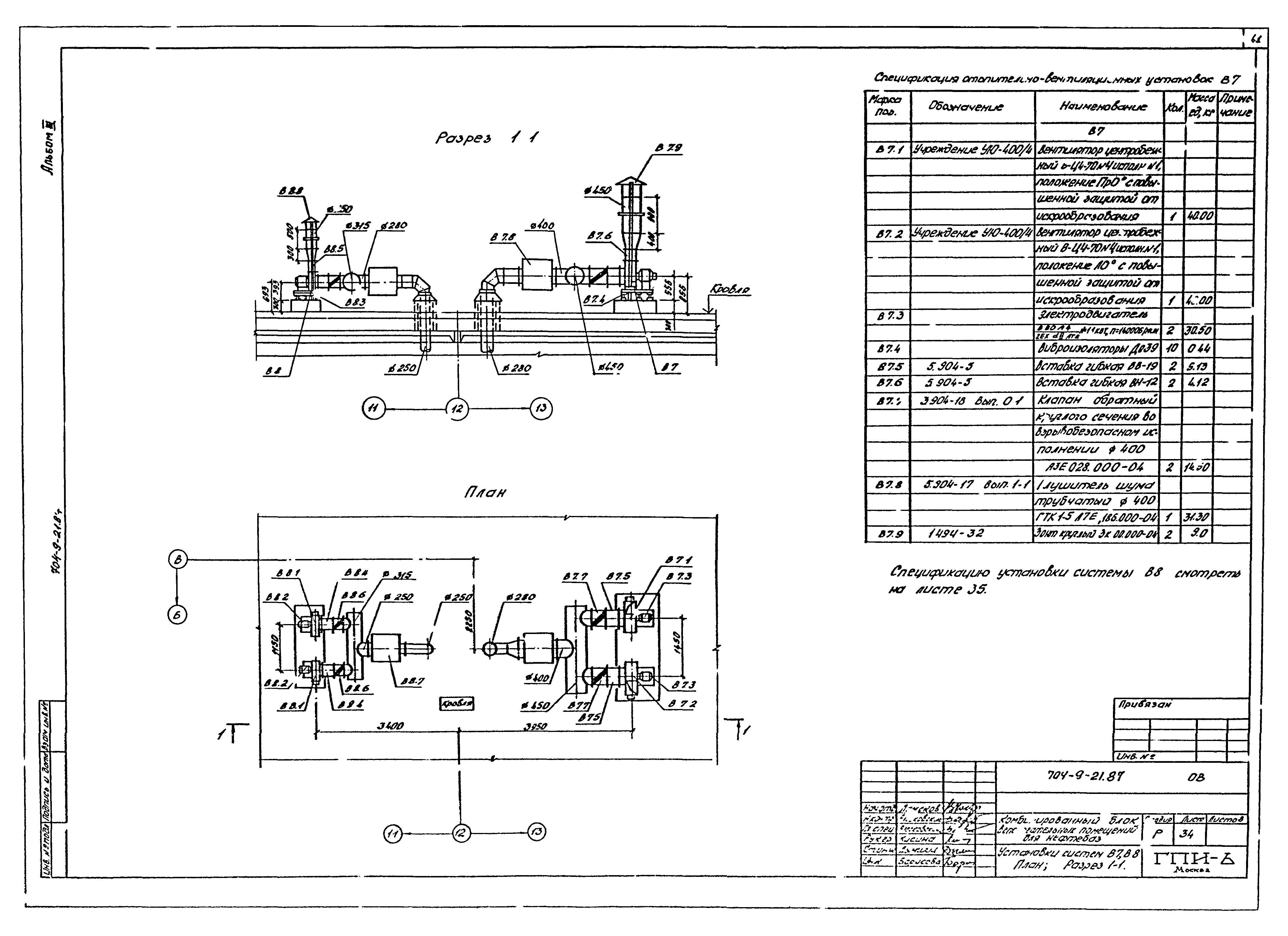 Типовой проект 704-9-21.87