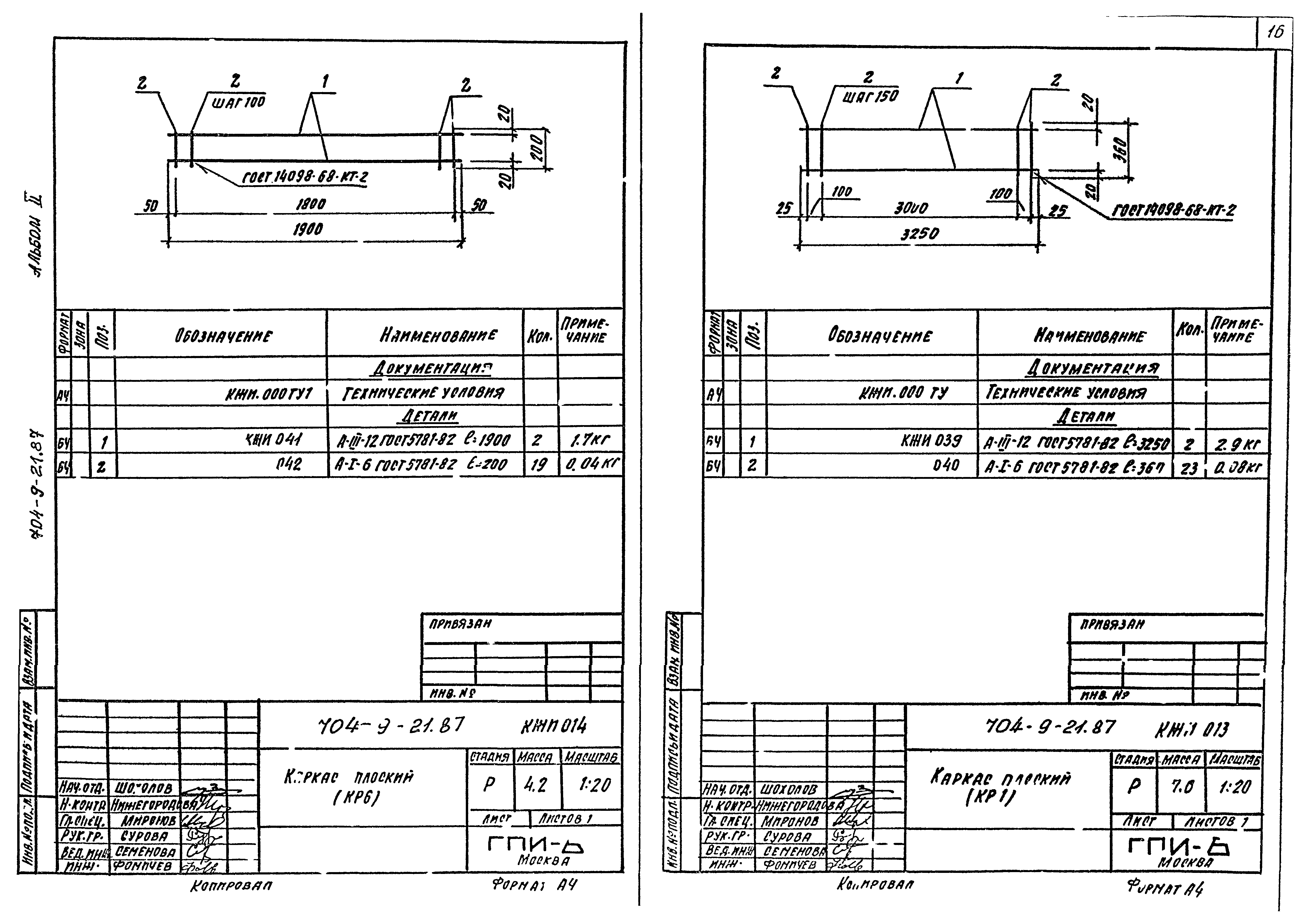 Типовой проект 704-9-21.87