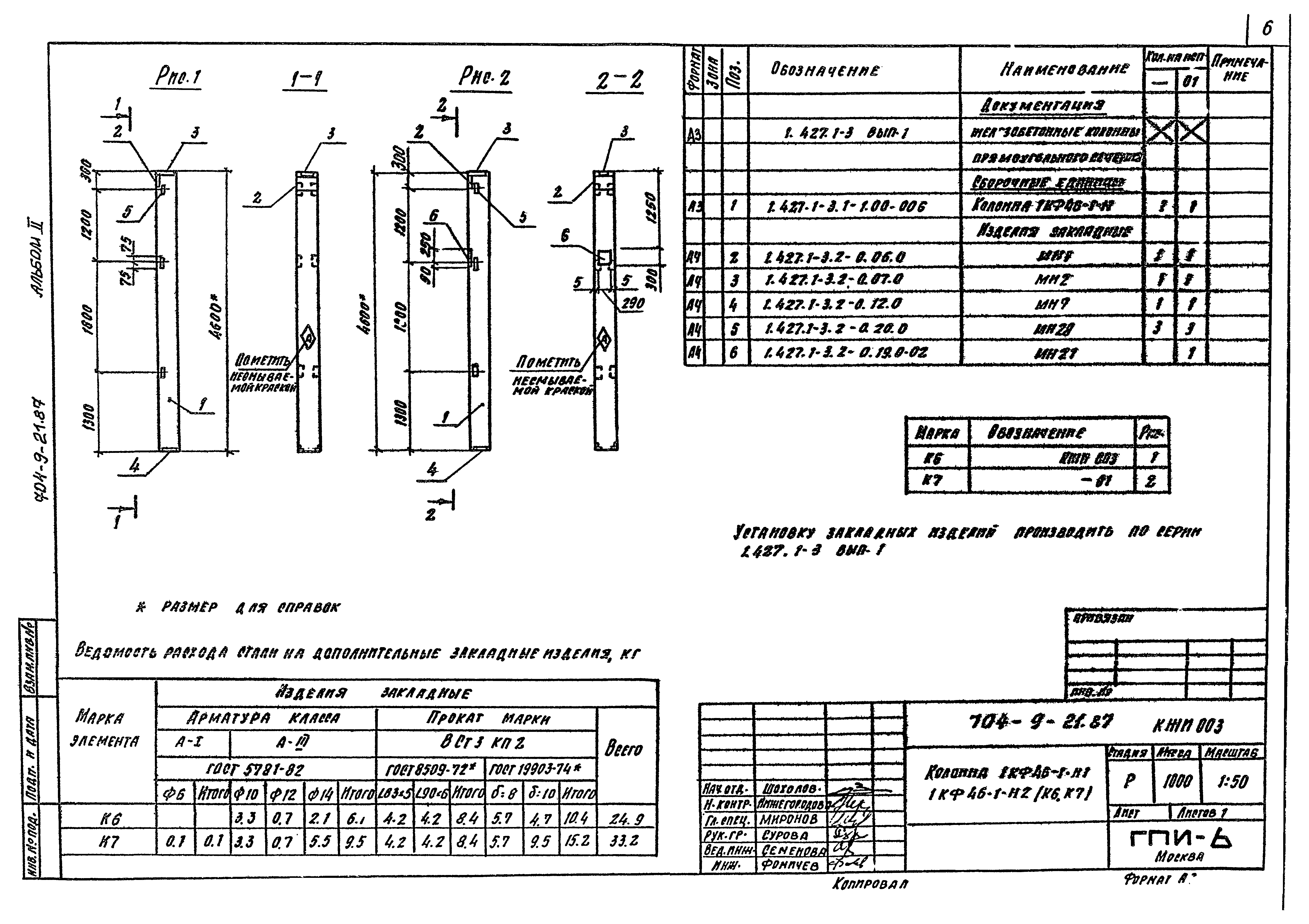 Типовой проект 704-9-21.87