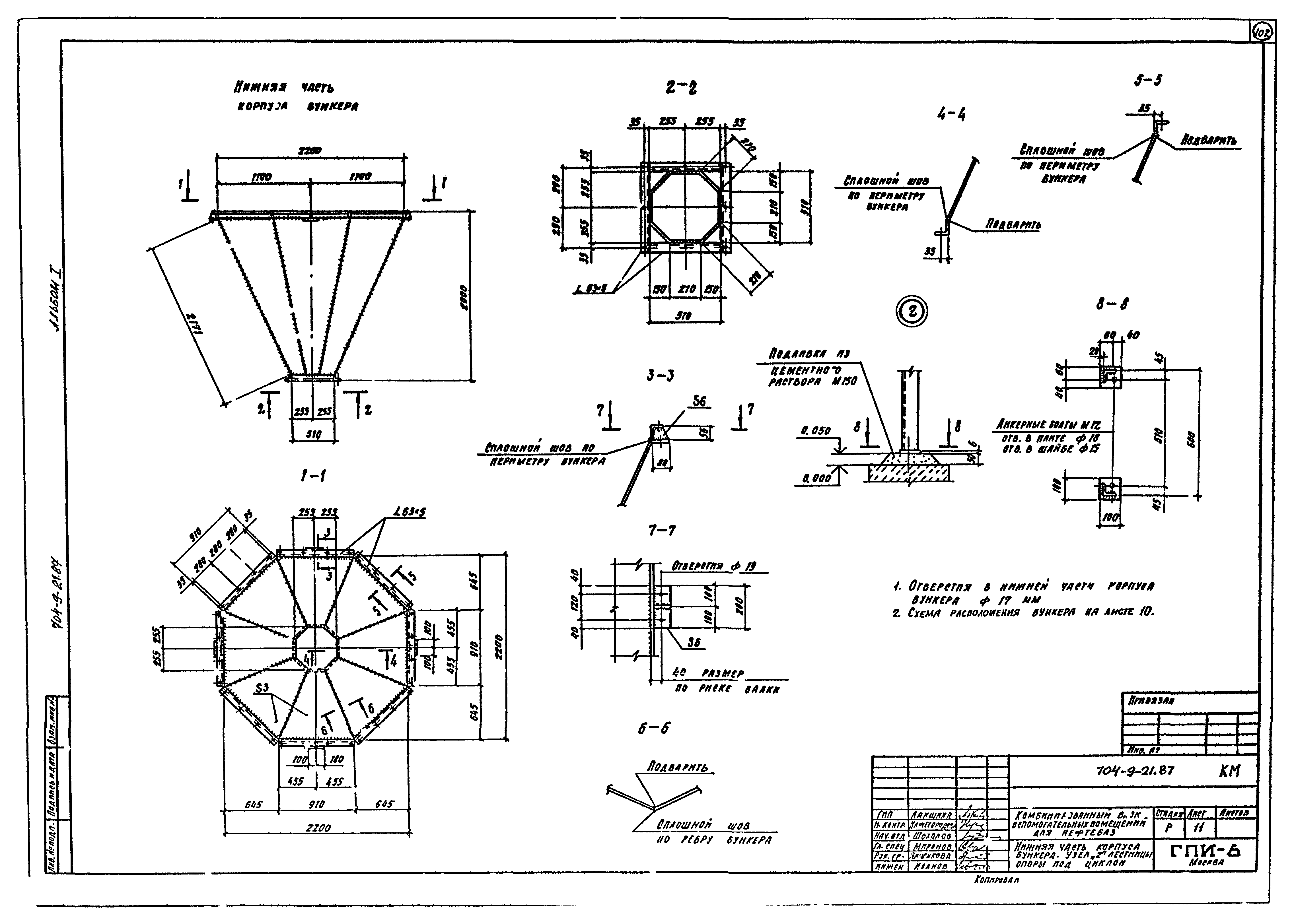 Типовой проект 704-9-21.87