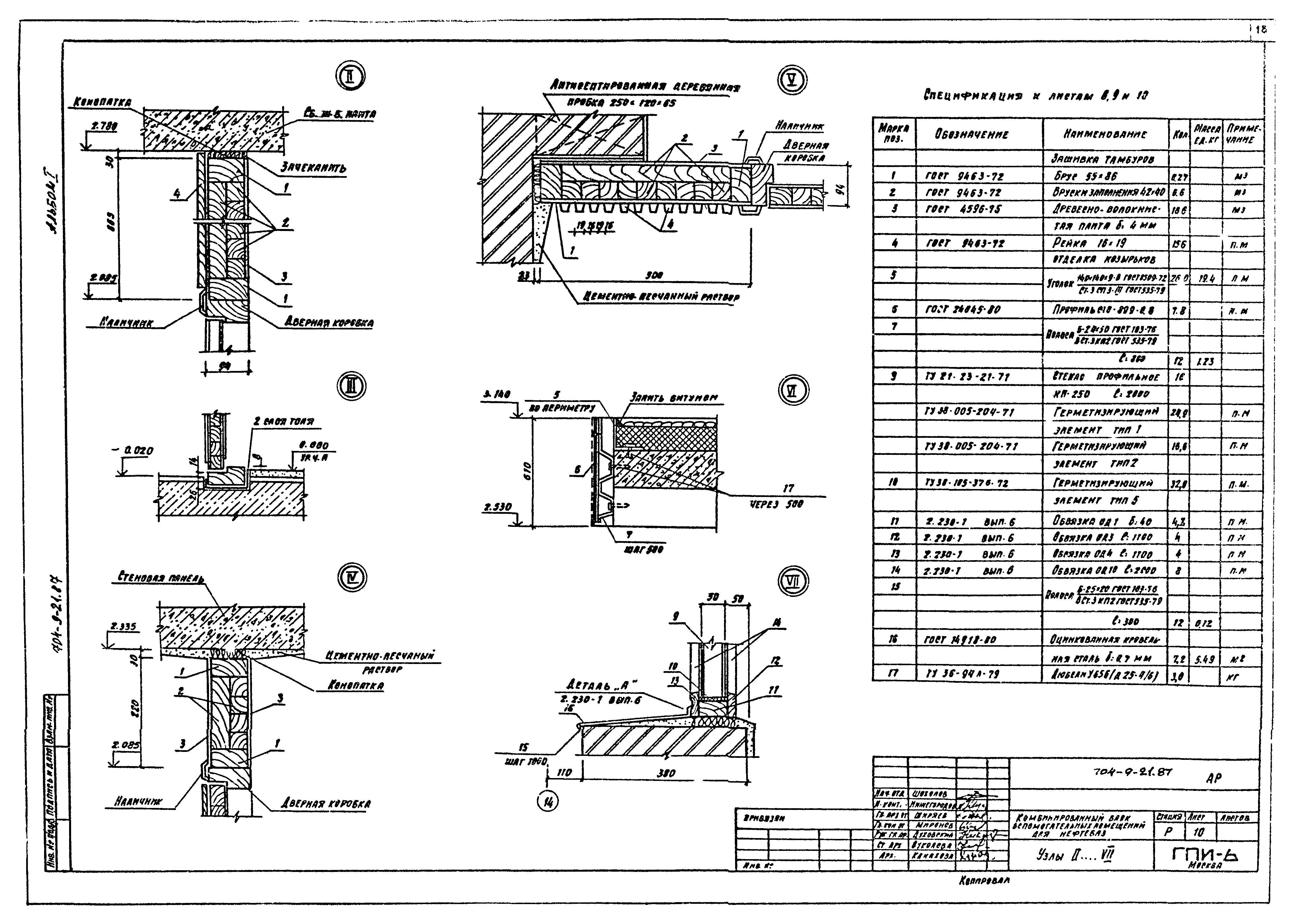 Типовой проект 704-9-21.87