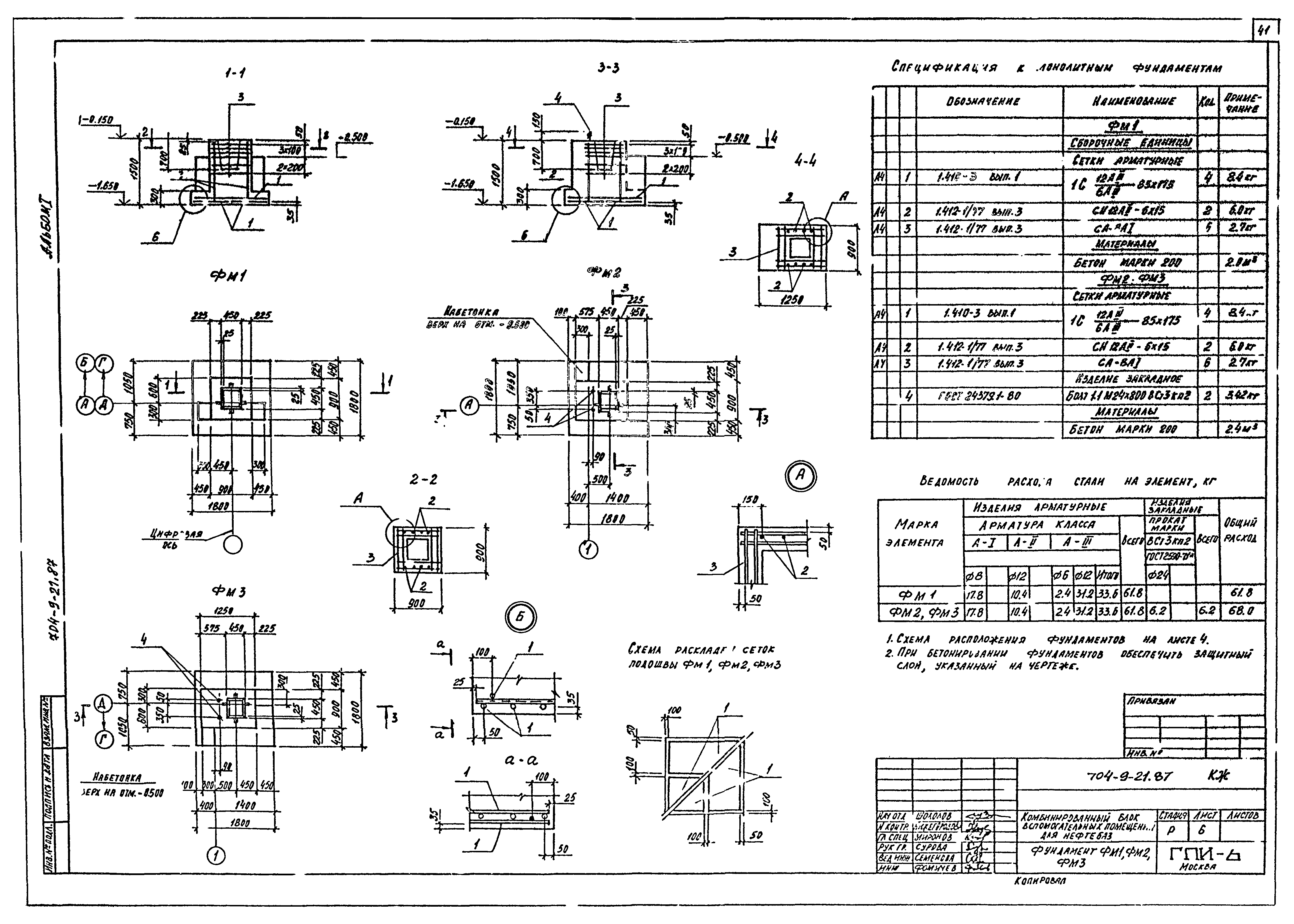 Типовой проект 704-9-21.87