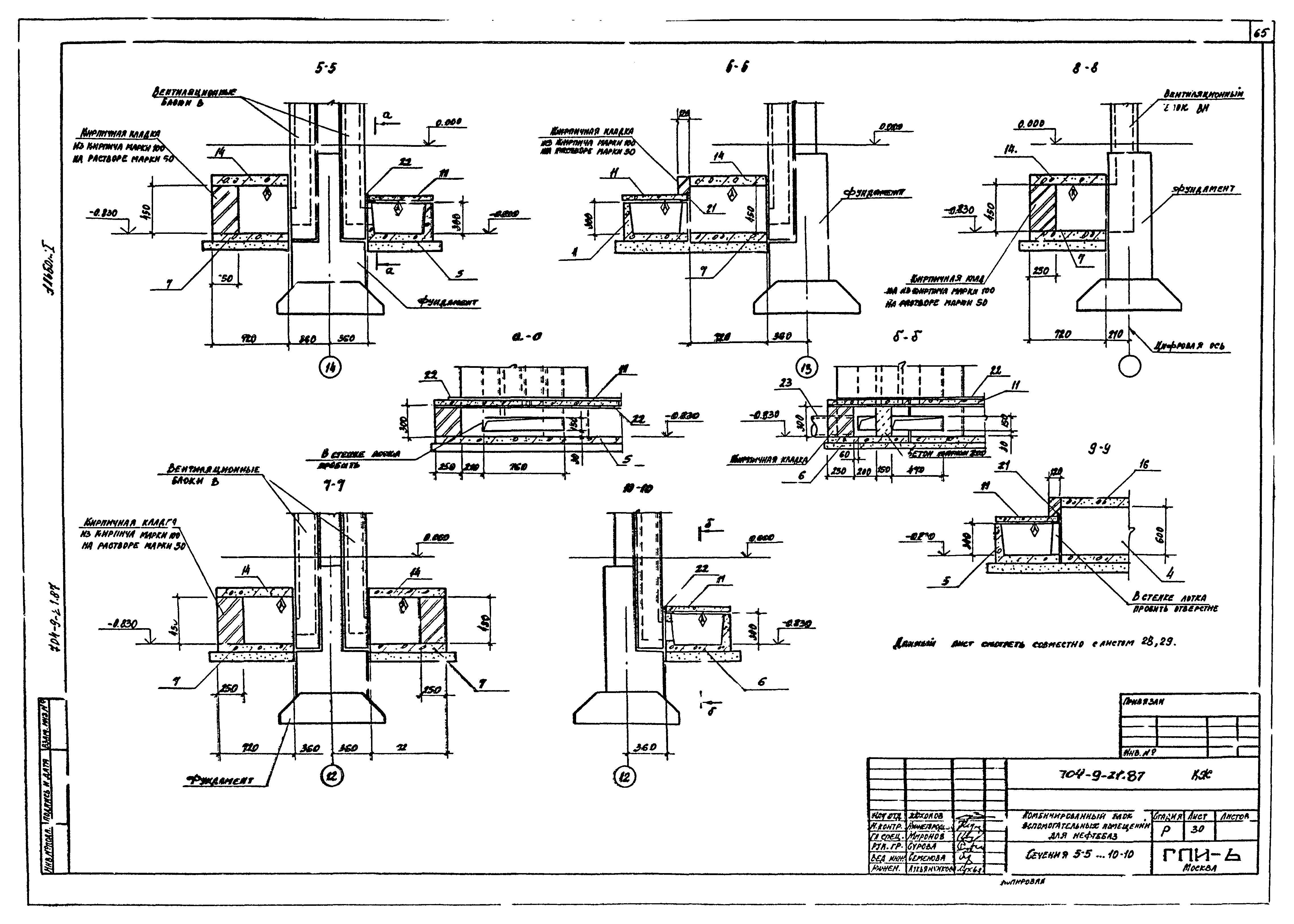 Типовой проект 704-9-21.87