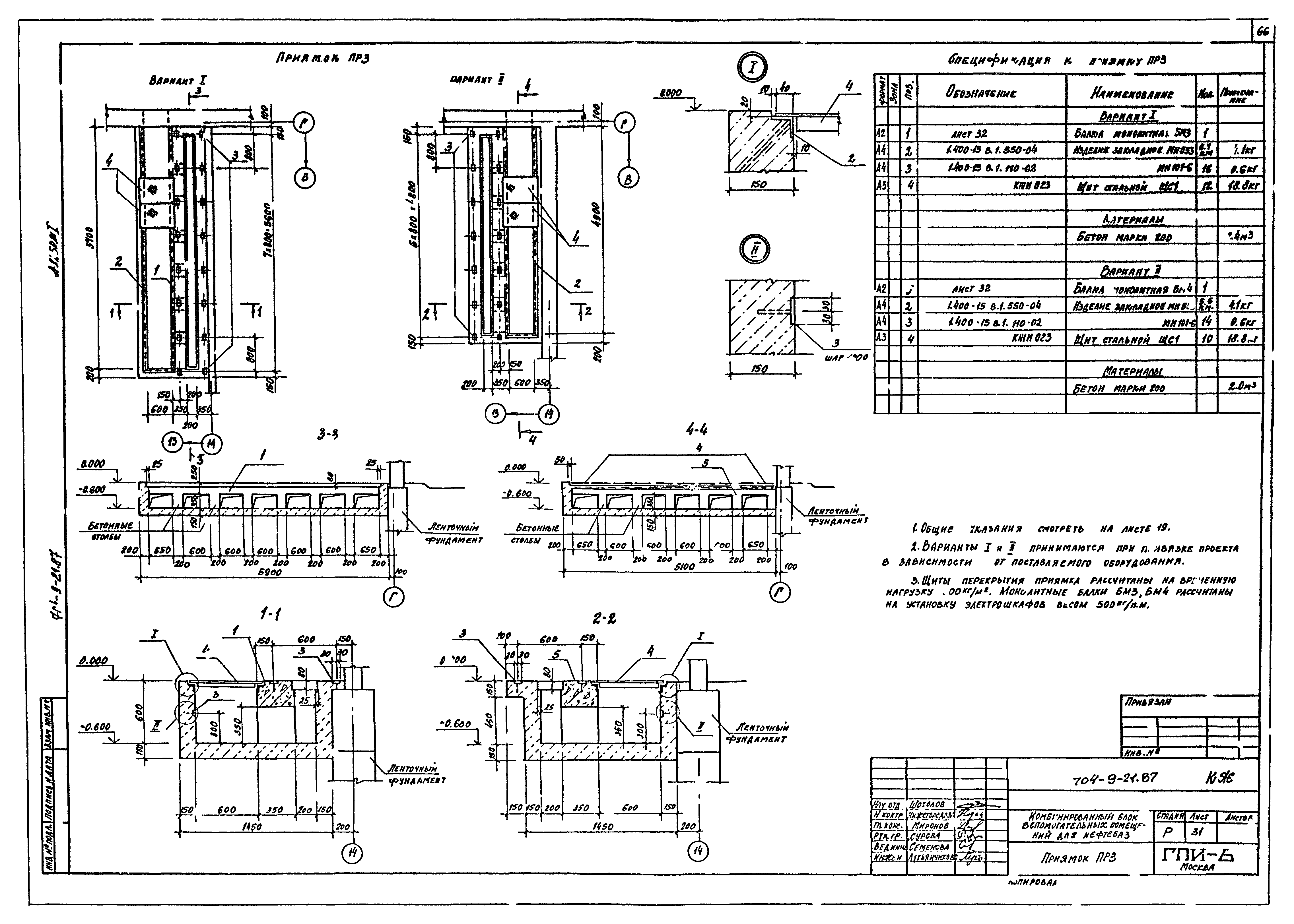 Типовой проект 704-9-21.87