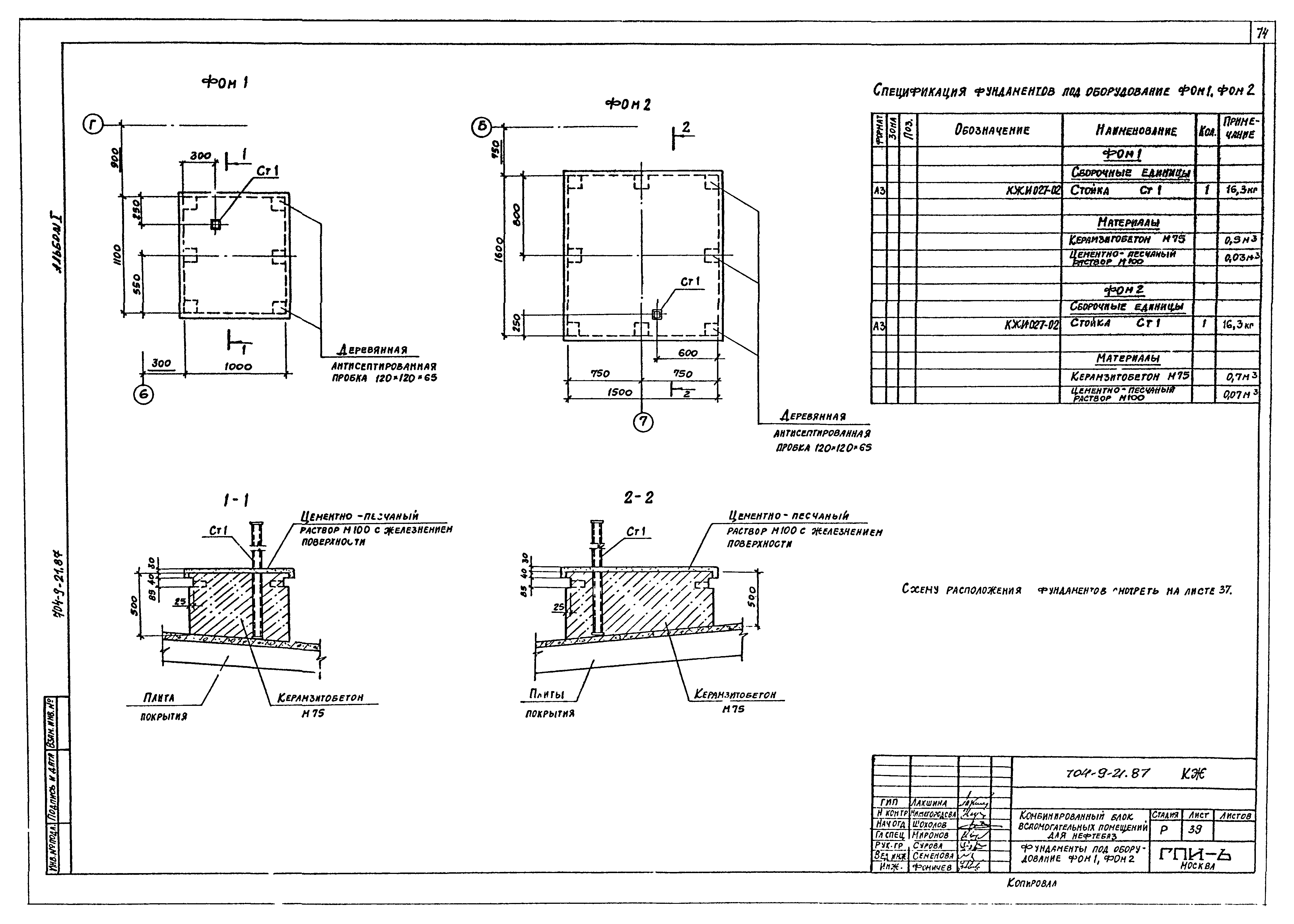 Типовой проект 704-9-21.87