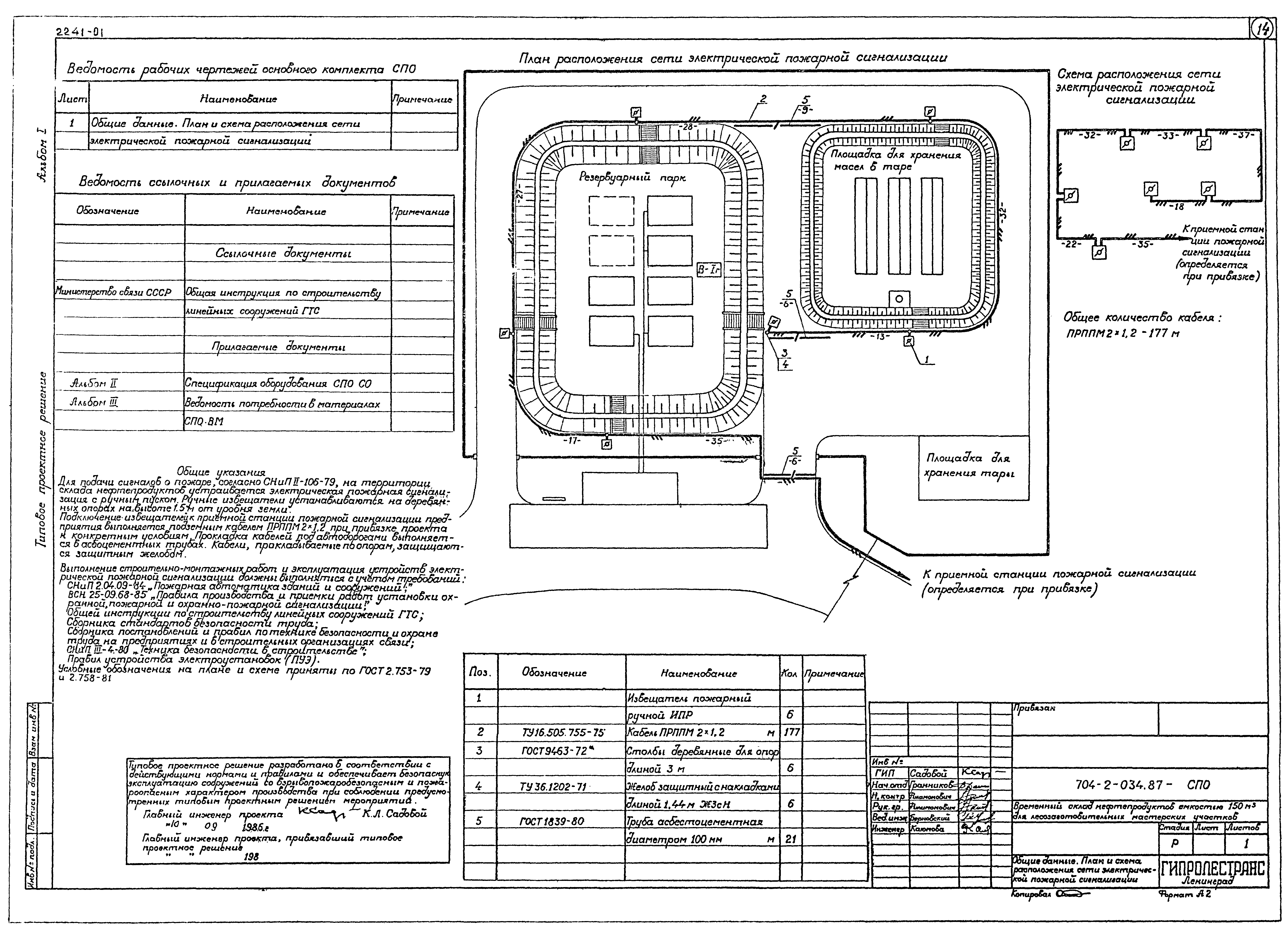 Типовые проектные решения 704-2-034.87