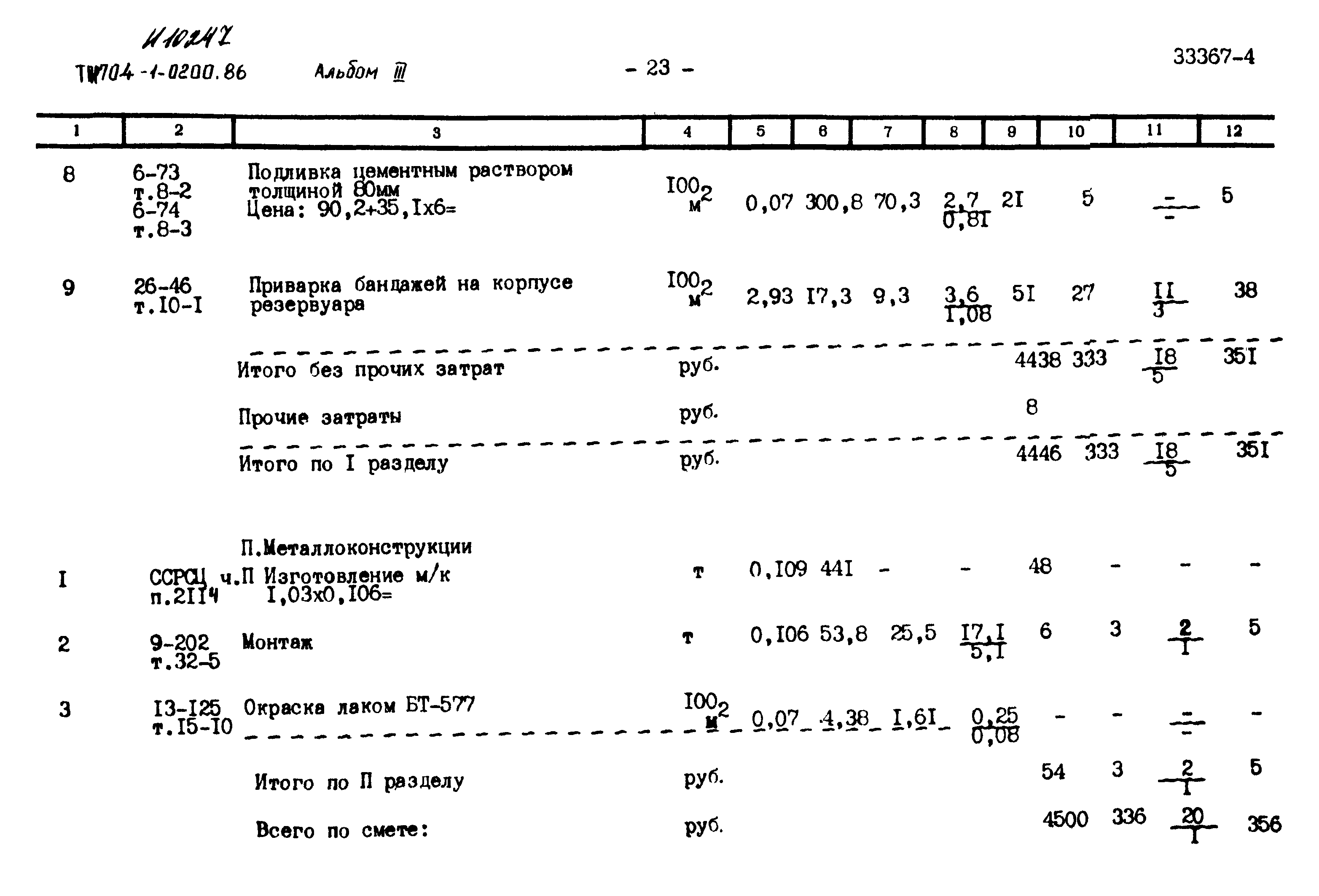 Типовые проектные решения 704-1-0200.86