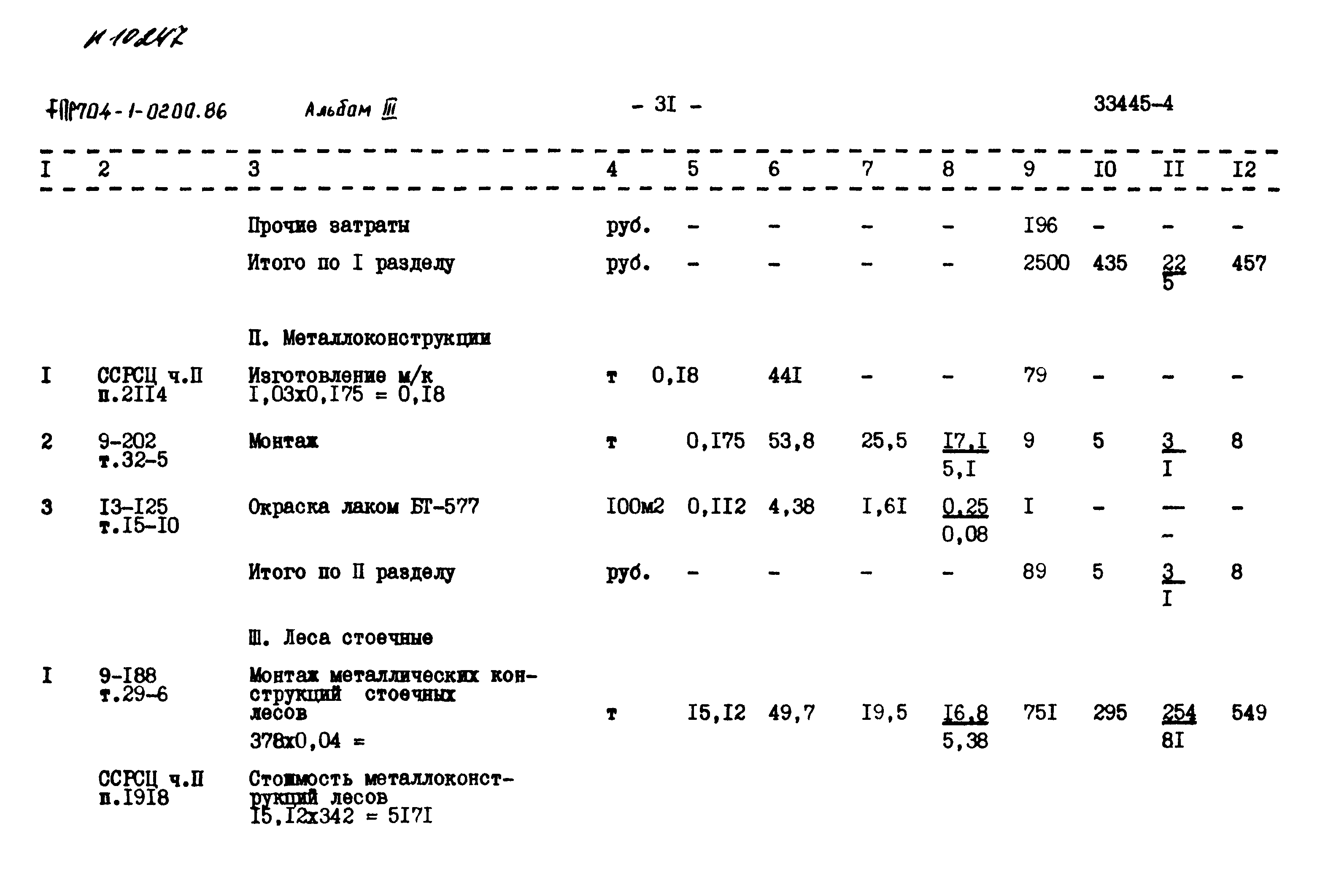 Типовые проектные решения 704-1-0200.86