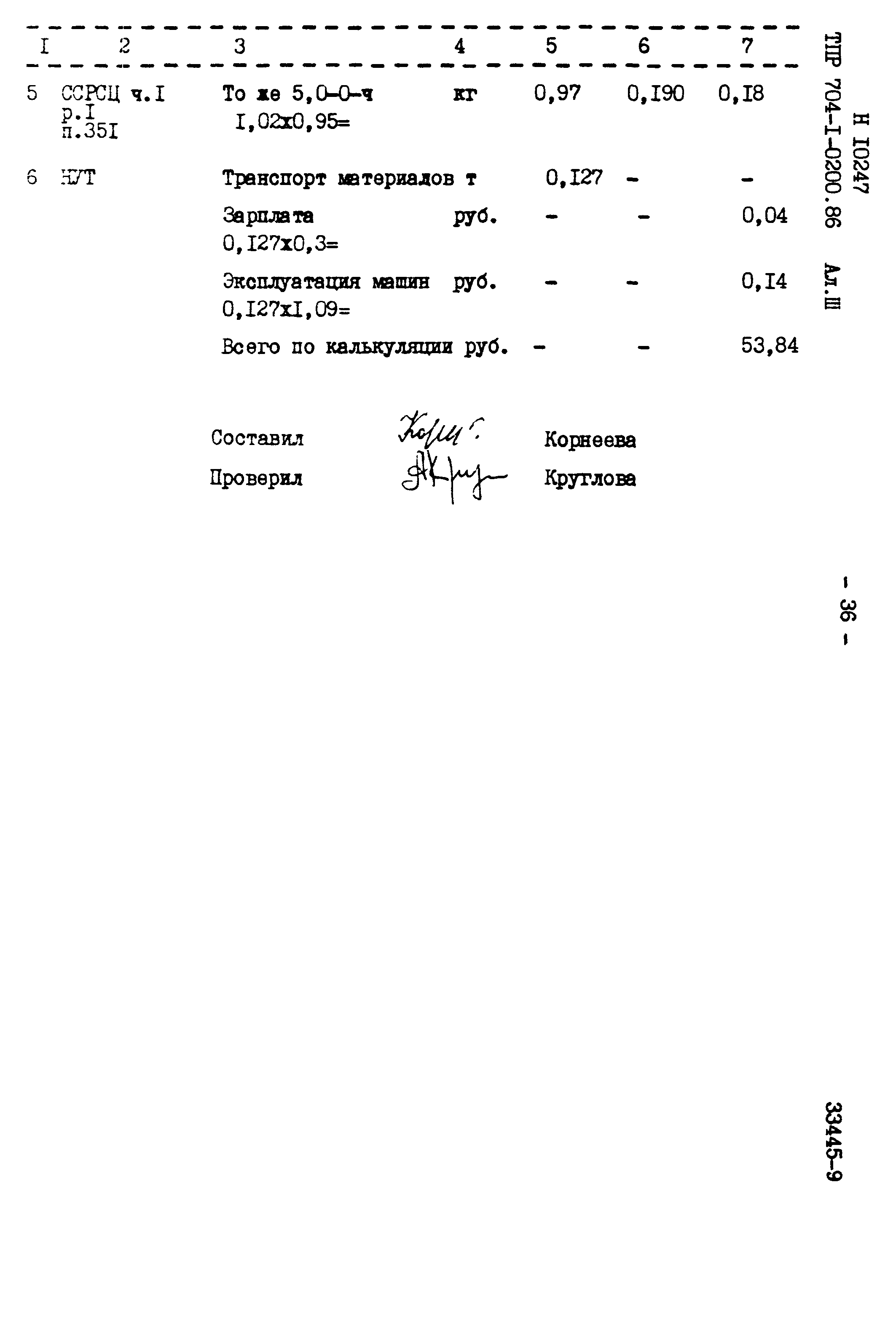 Типовые проектные решения 704-1-0200.86