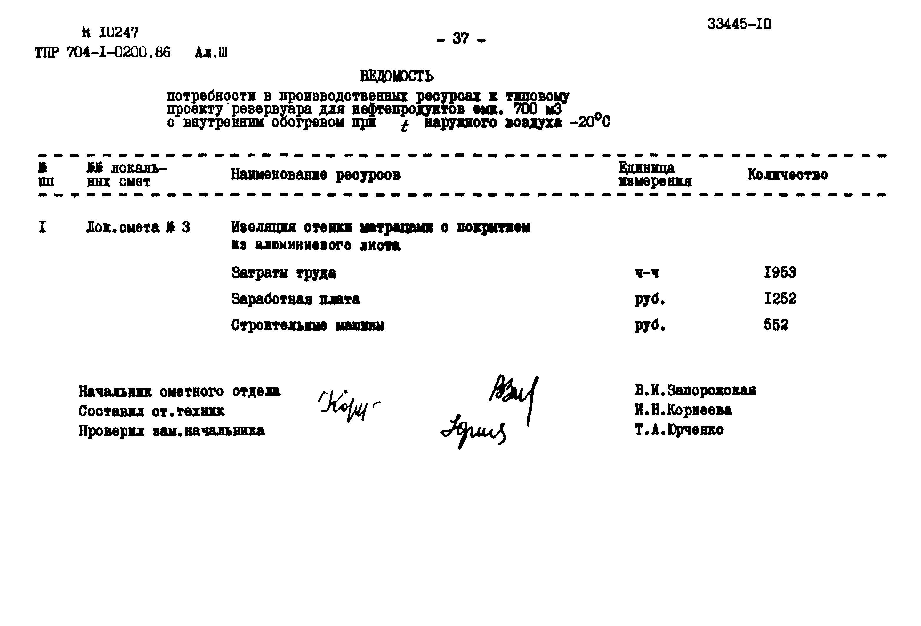 Типовые проектные решения 704-1-0200.86