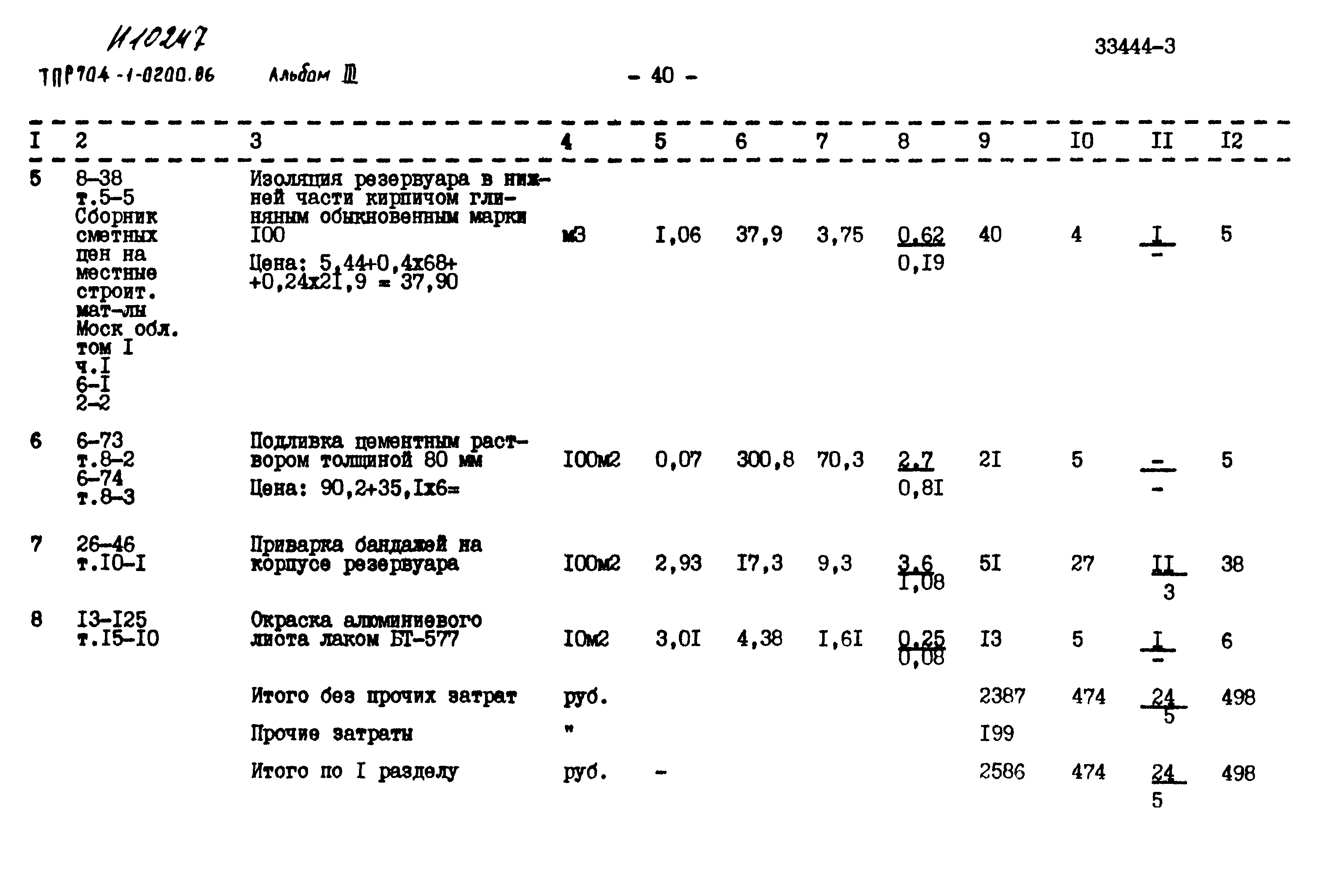 Типовые проектные решения 704-1-0200.86