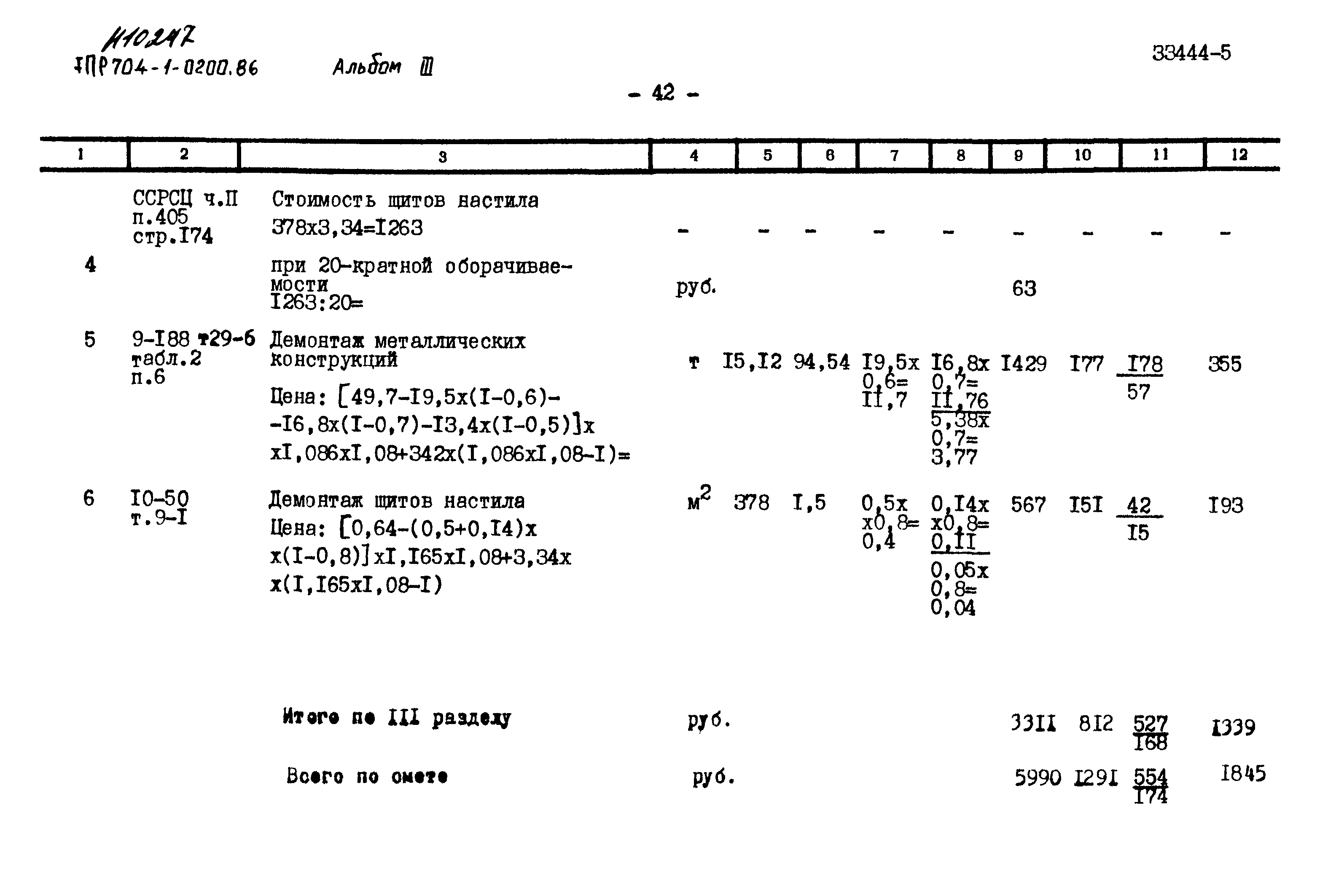 Типовые проектные решения 704-1-0200.86