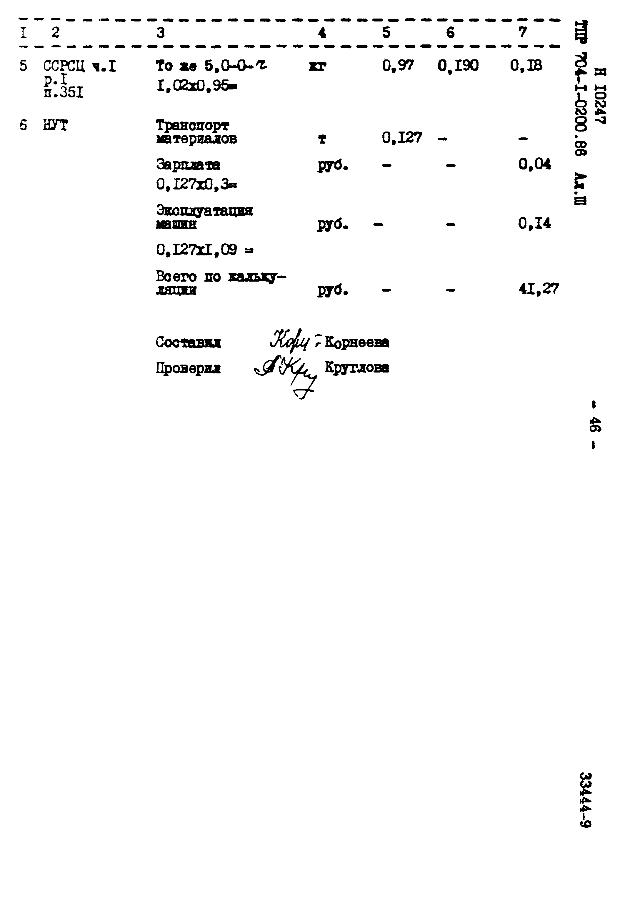 Типовые проектные решения 704-1-0200.86