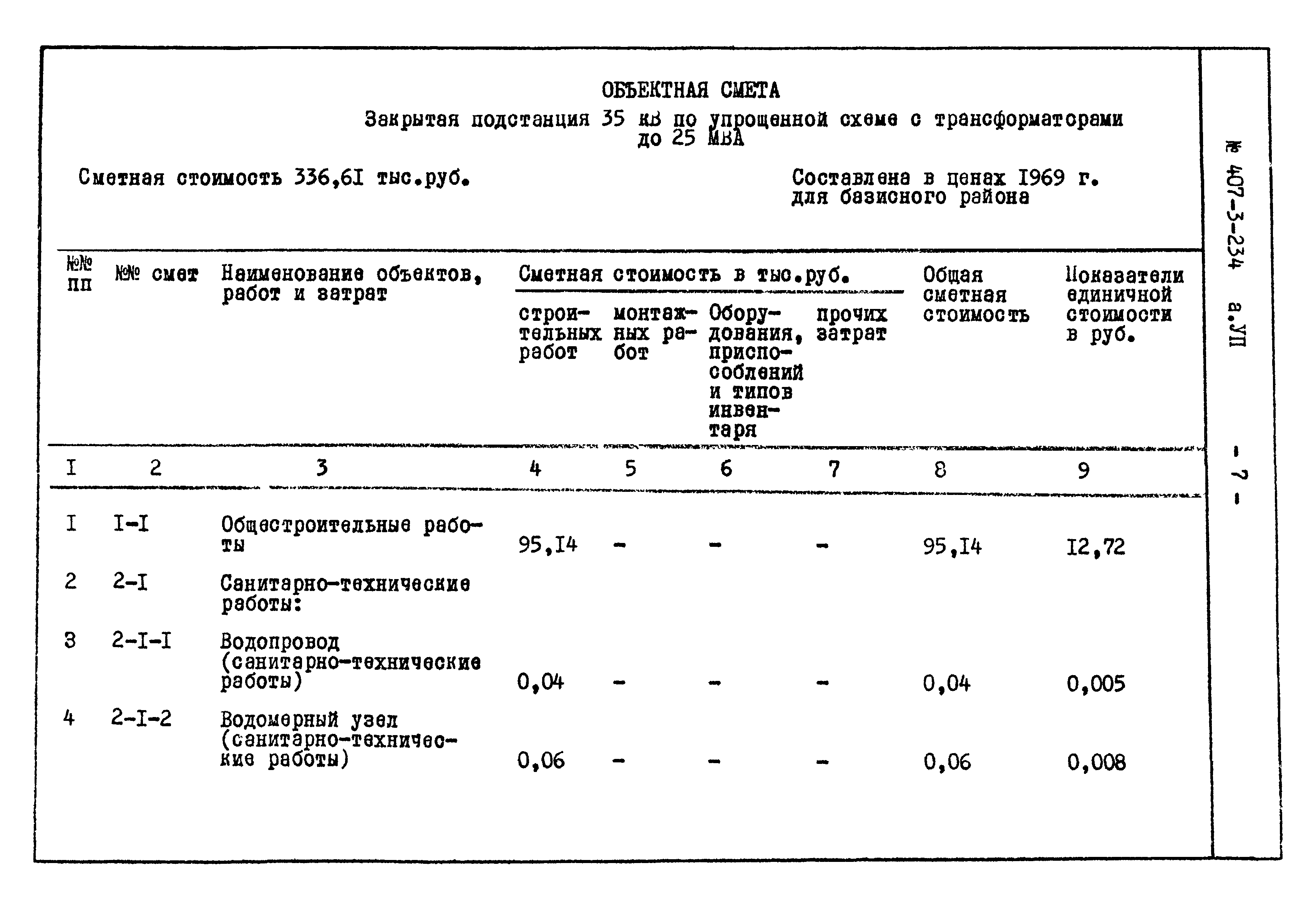 Типовой проект 407-3-234