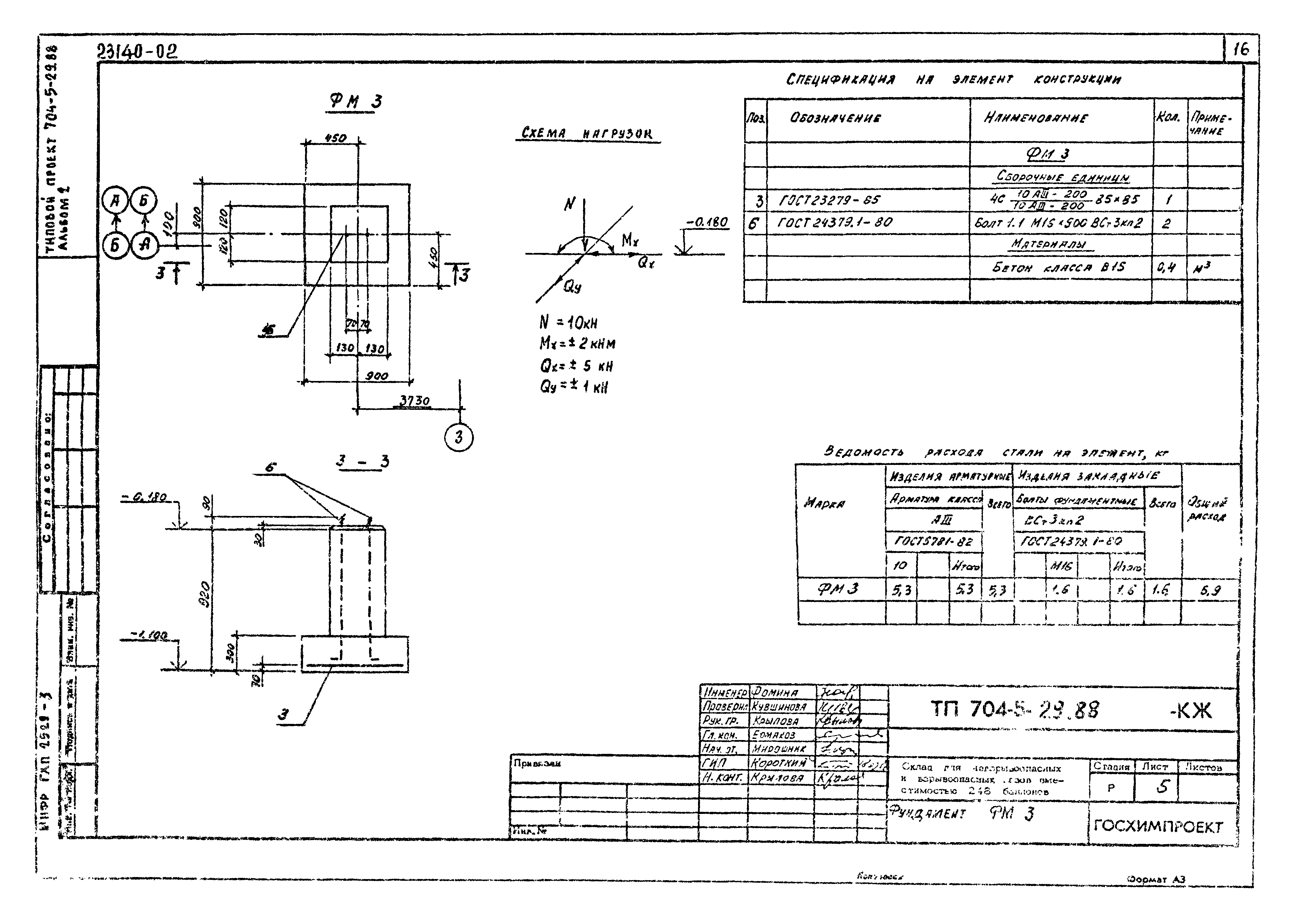 Типовой проект 704-5-29.88