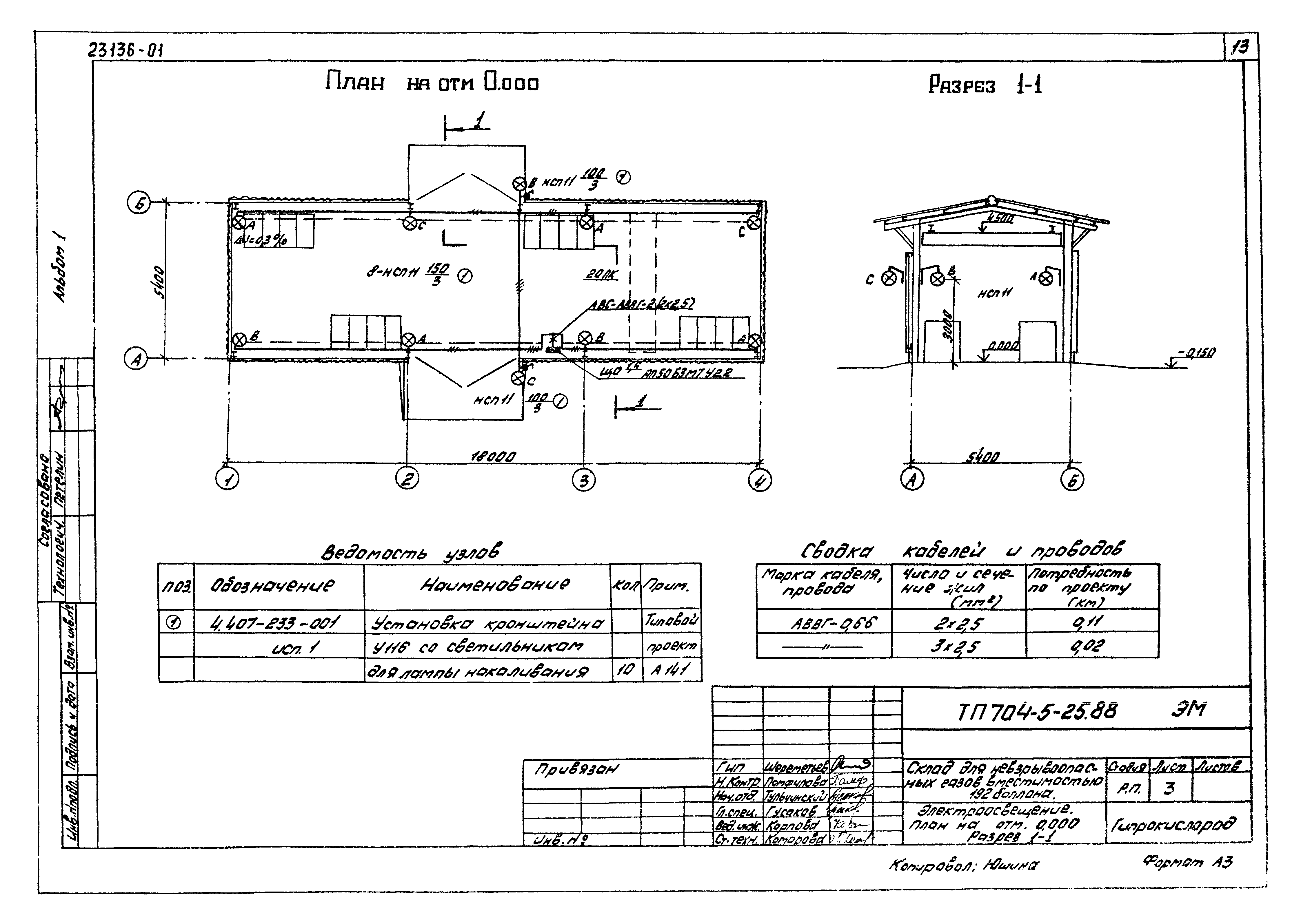 Типовой проект 704-5-25.88