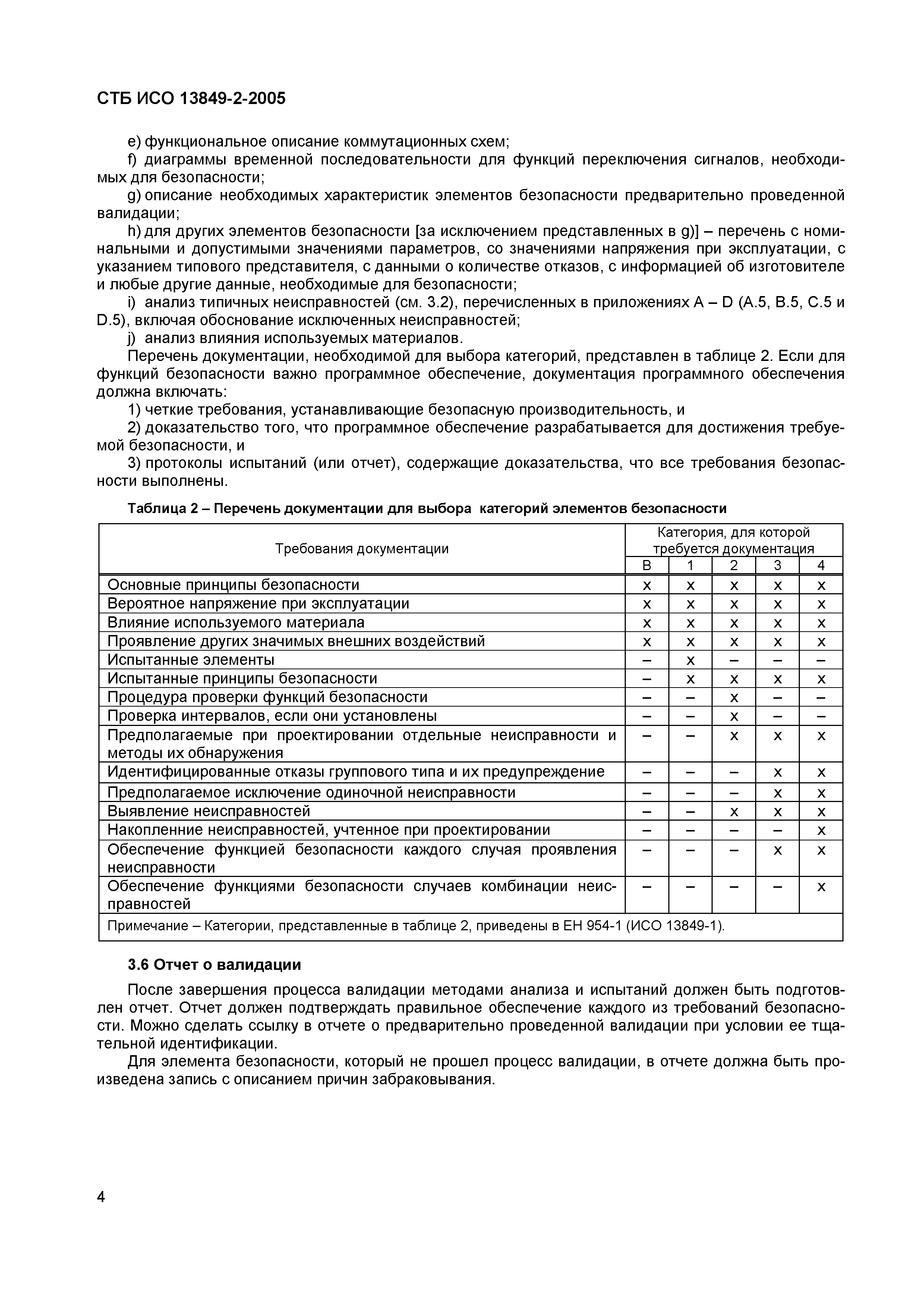 СТБ ИСО 13849-2-2005