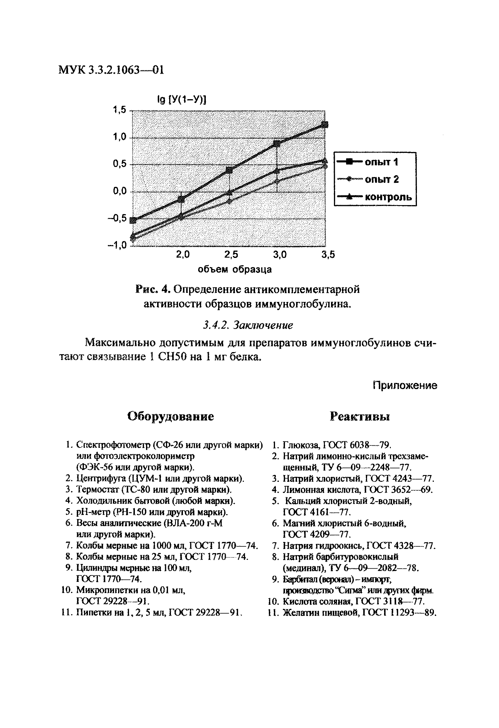 МУК 3.3.2.1063-01