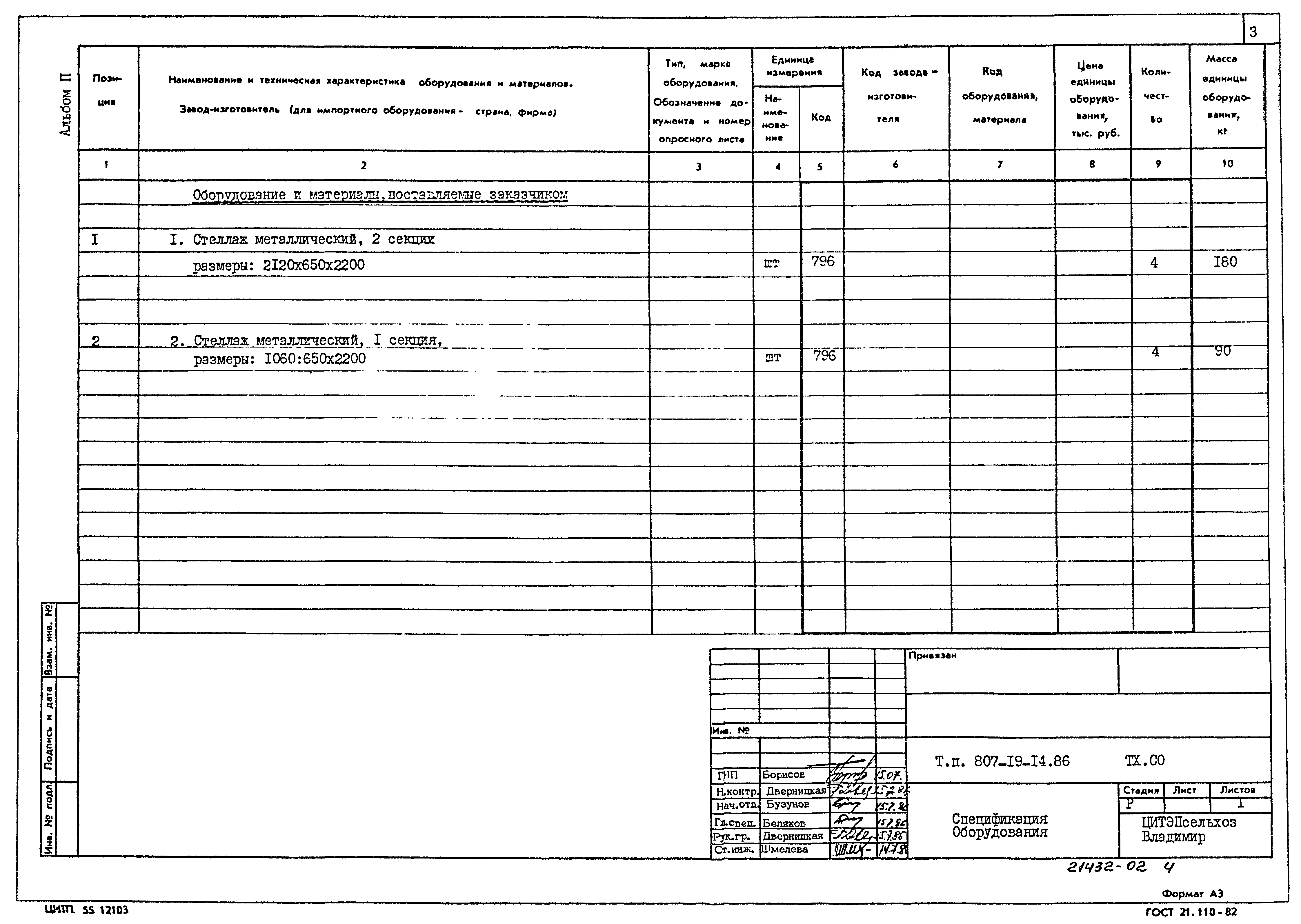 Типовой проект 807-19-14.86