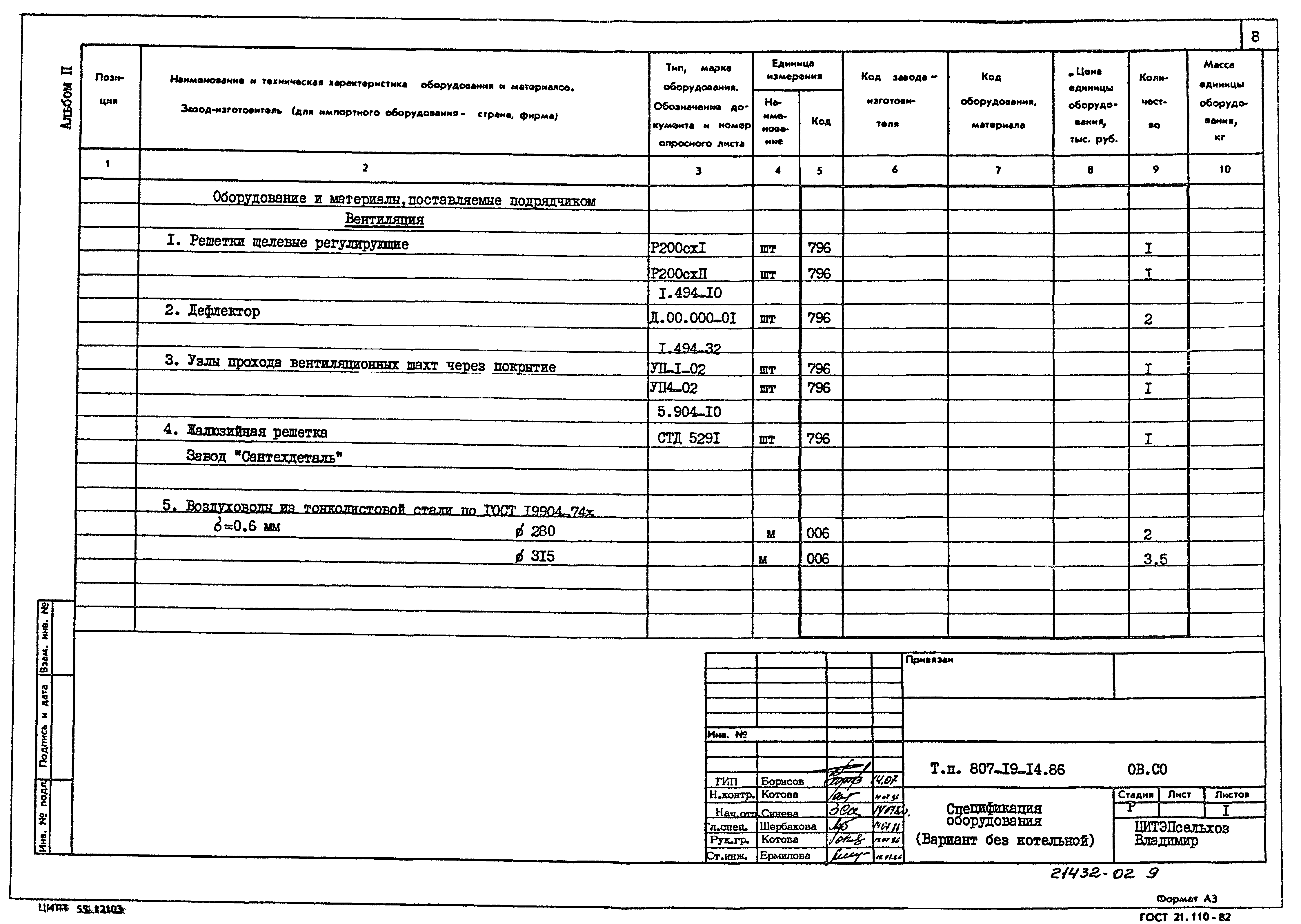 Типовой проект 807-19-14.86