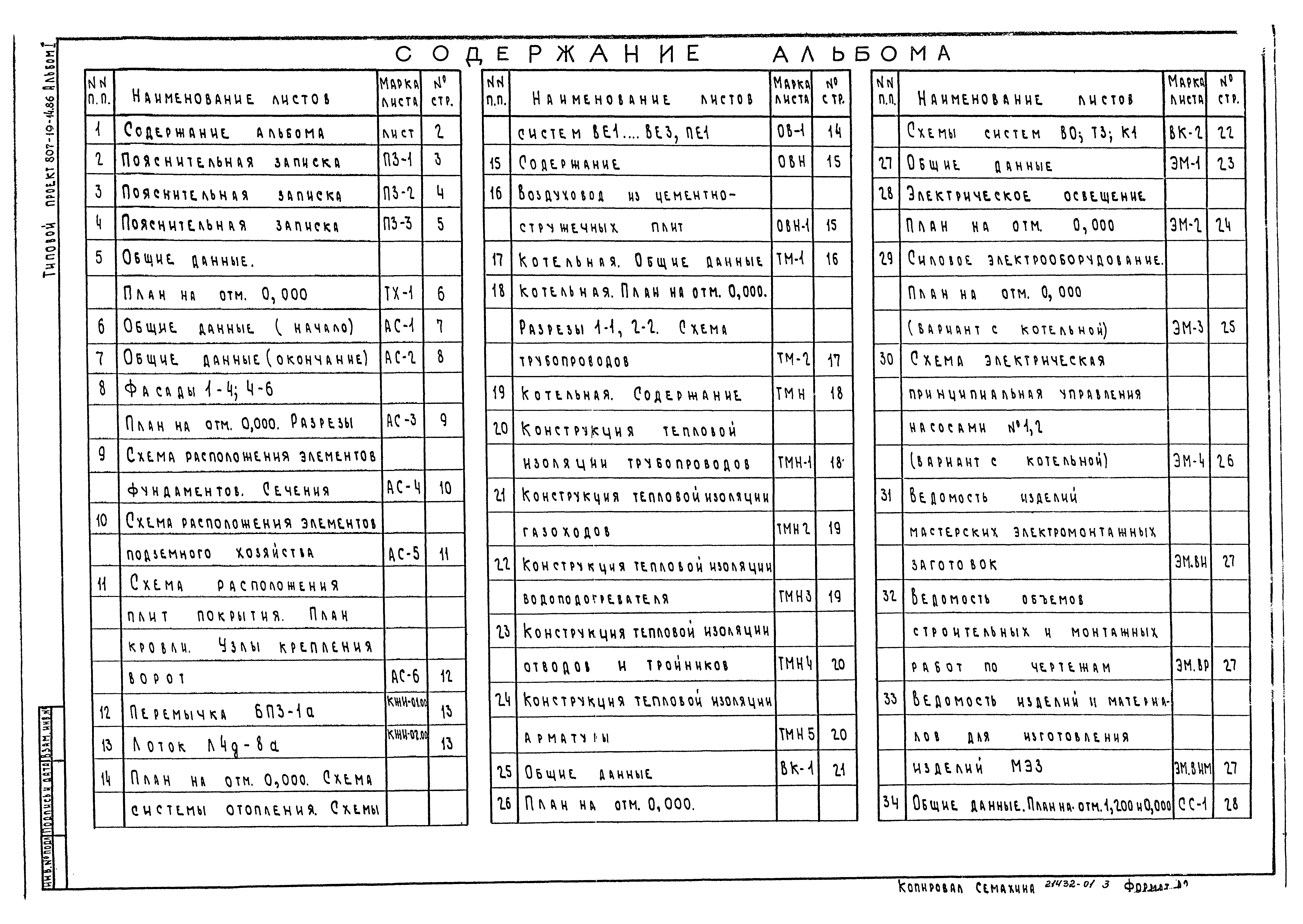 Типовой проект 807-19-14.86